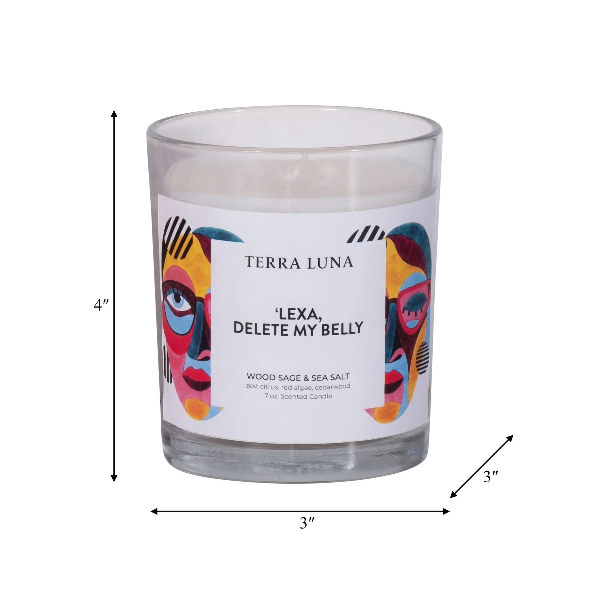 4" 7 Oz Delete My Belly Boxed Candle - Image 7