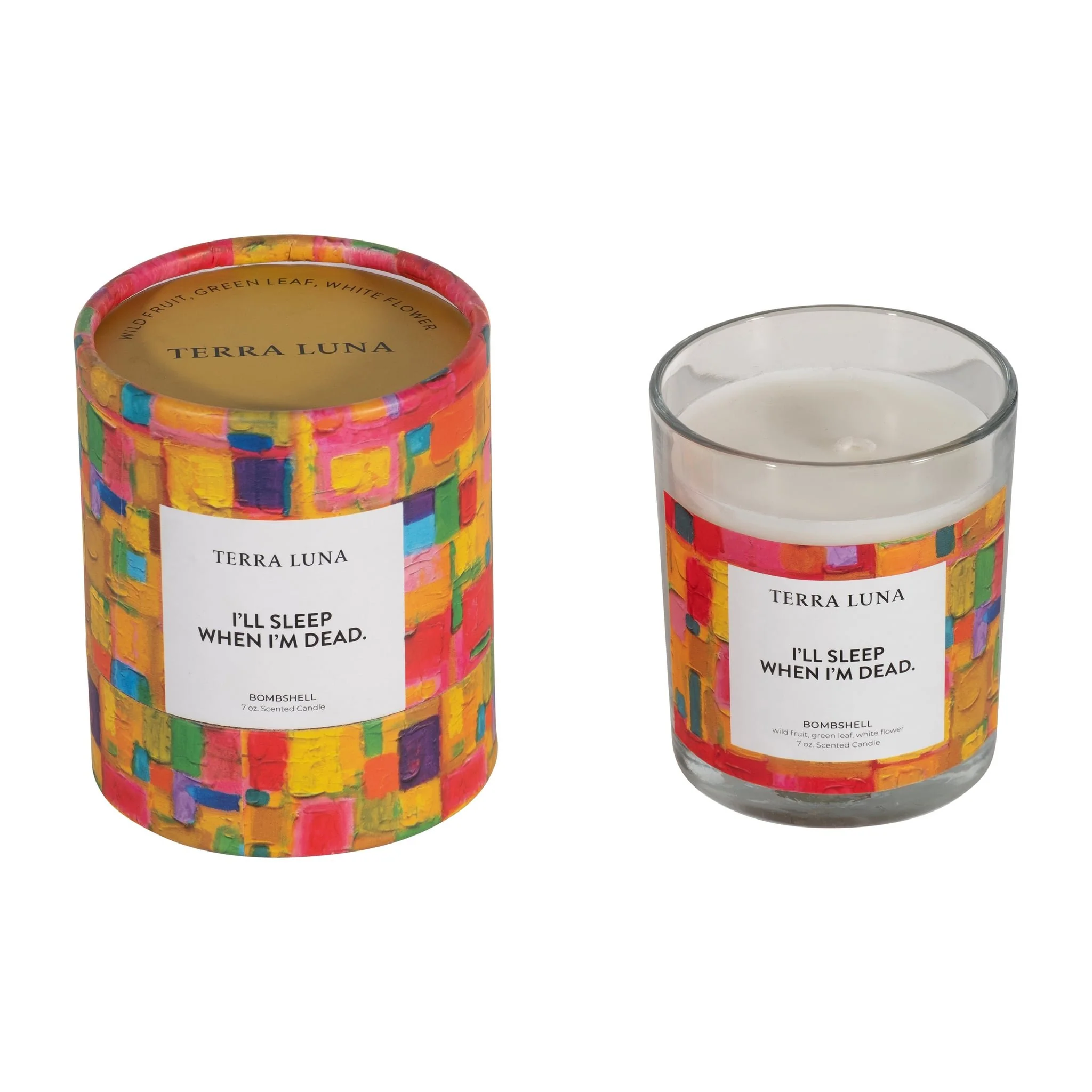 4" 7 Oz Sleep When Dead Boxed Candle - Image 2