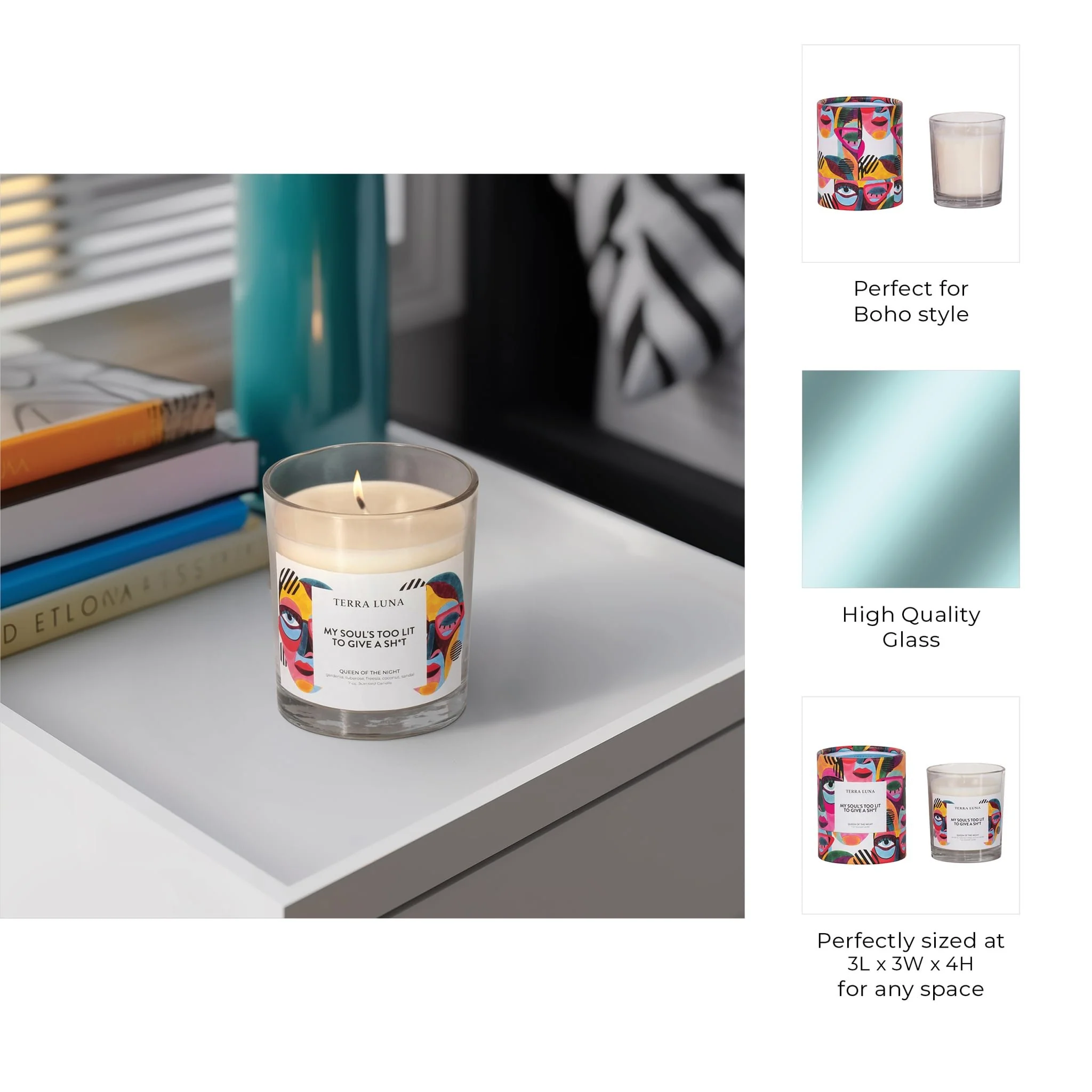 4" 7 Oz Too Lit Boxed Candle - Image 8
