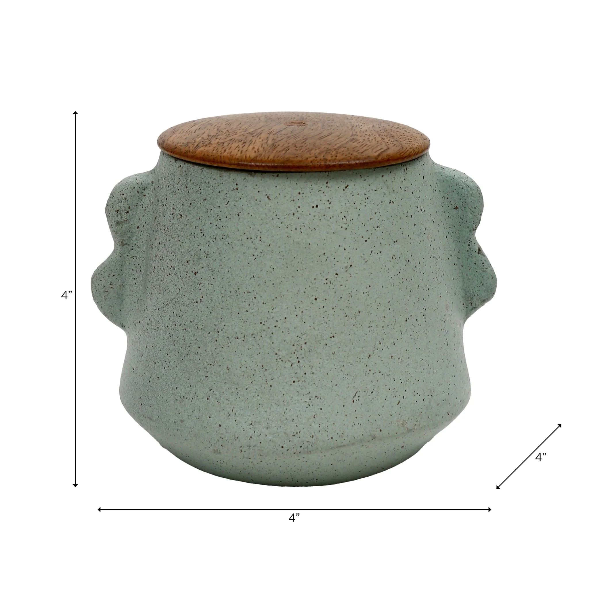 4" 8oz Wild Jasmine & Daisy Eared Cndle W/lid,blu - Image 3