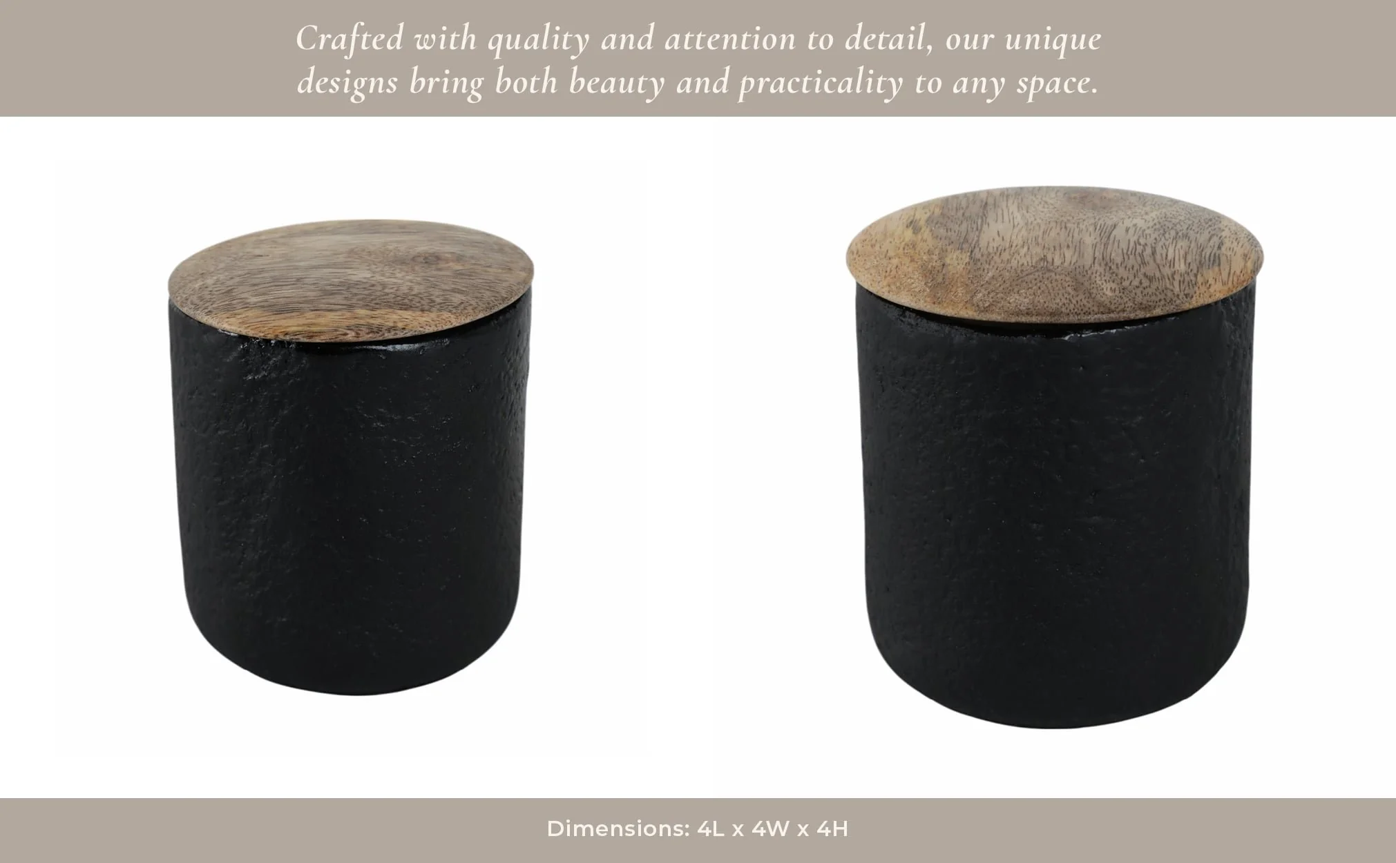 4" 9 Oz Balsam & Myrrh Tall Candle With Lid, Black - Image 10