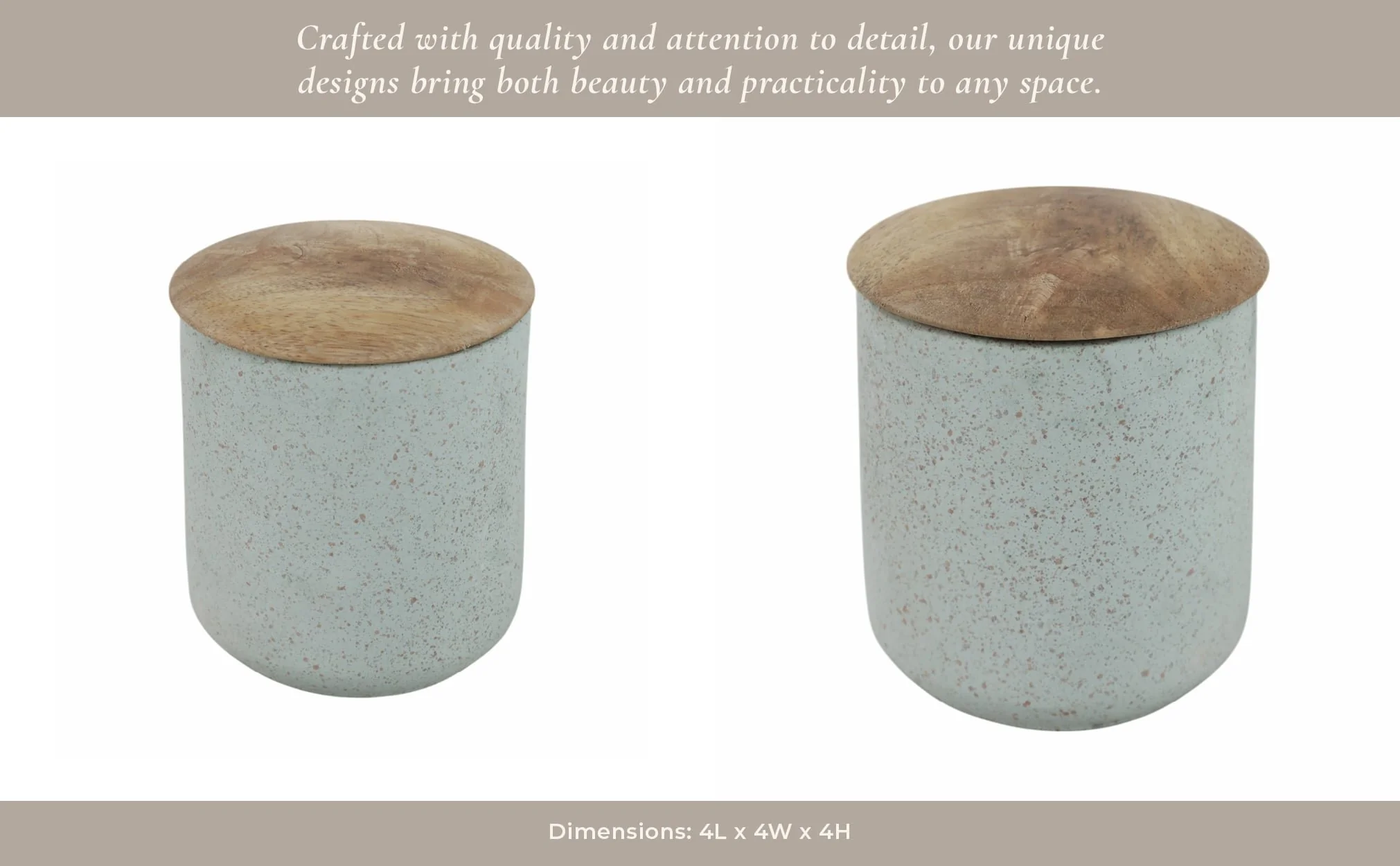 4" 9oz Wild Jasmine & Daisy Tall Cndle W/lid, Blue - Image 10