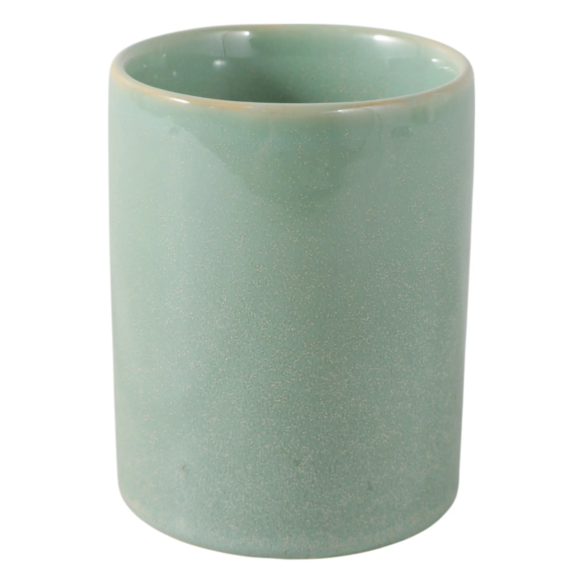 4" Flower Applique Pencil Cup, Green - Image 4