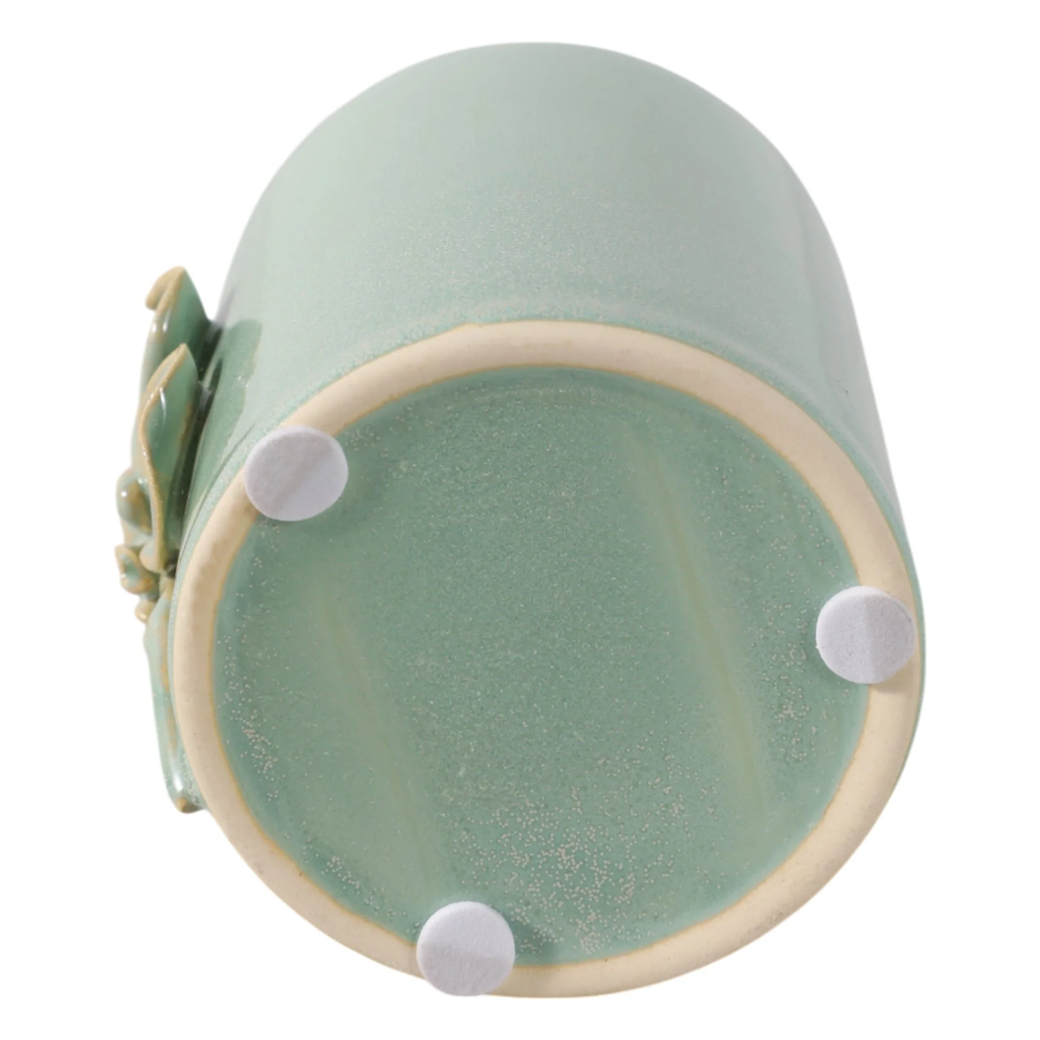 4" Flower Applique Pencil Cup, Green - Image 6