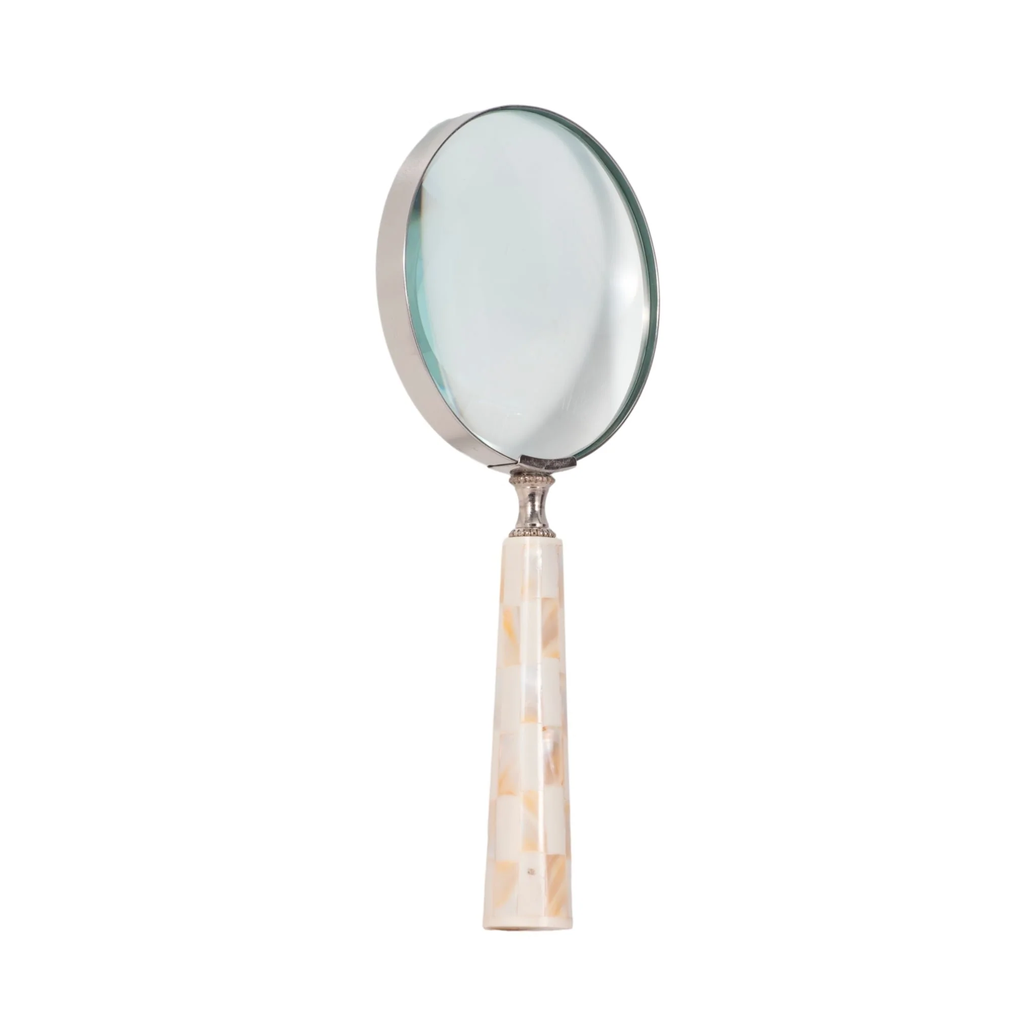 4" Mop Handle Magnifying Glass, Ivory - Image 2