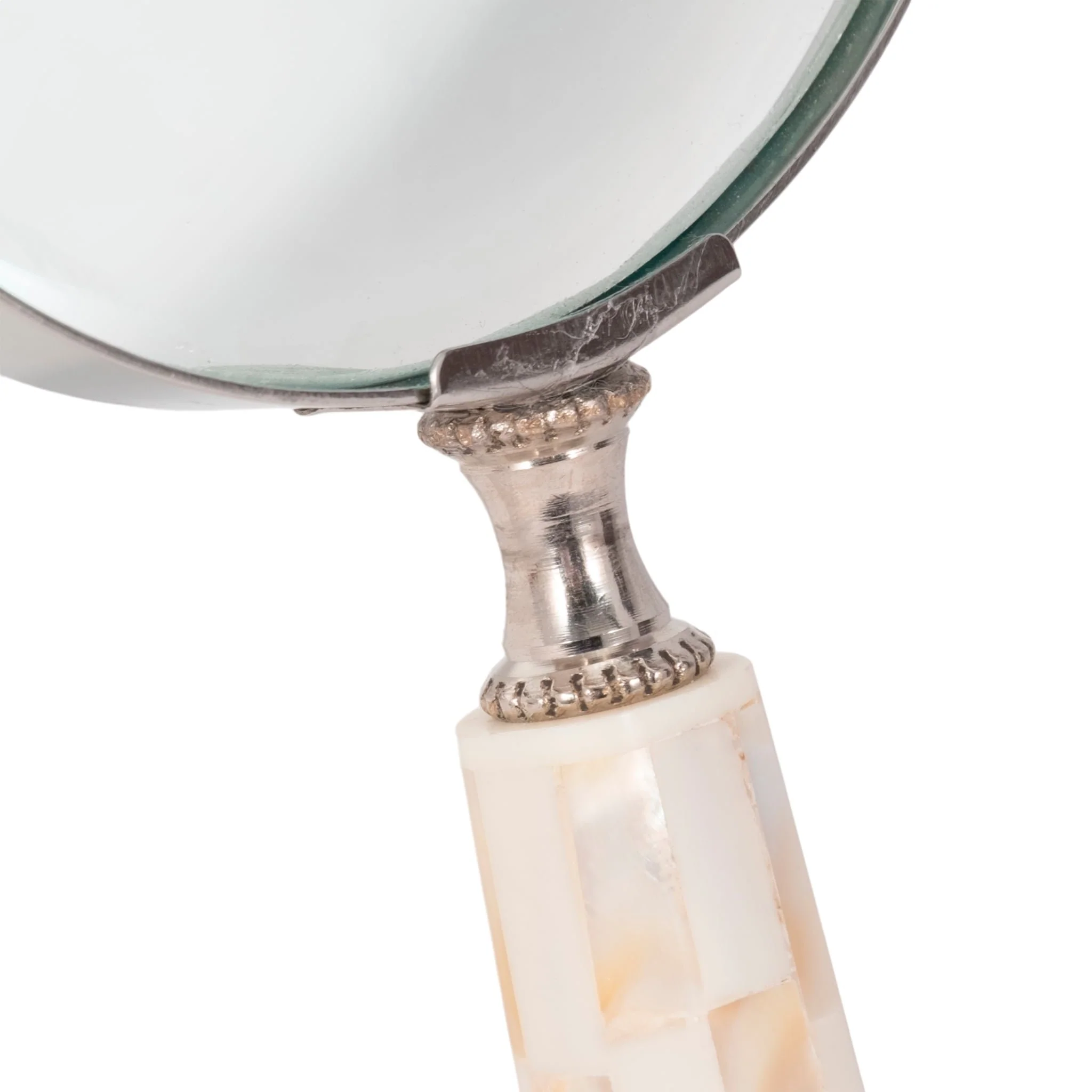 4" Mop Handle Magnifying Glass, Ivory - Image 5