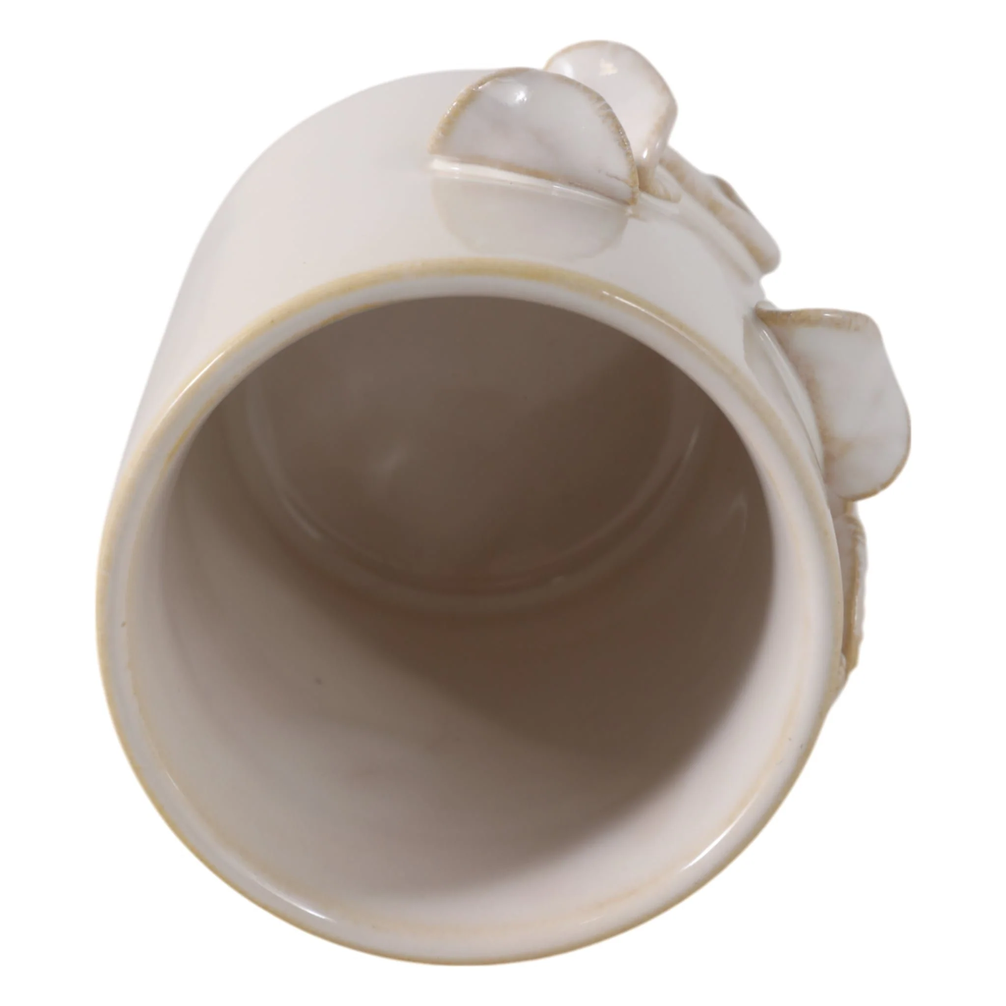 4" Mushroom Applique Pencil Cup, Ivory - Image 5