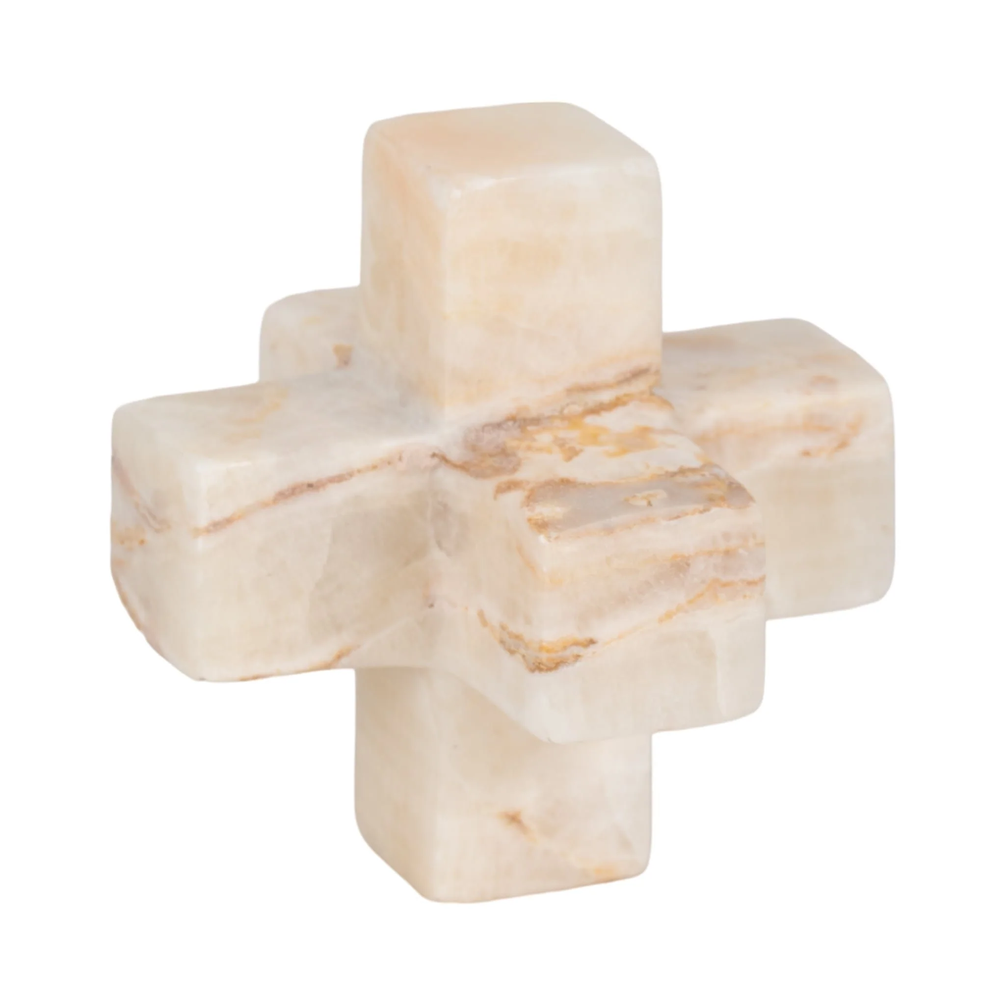 4" Onyx Marble Jack, Ivory - Image 6