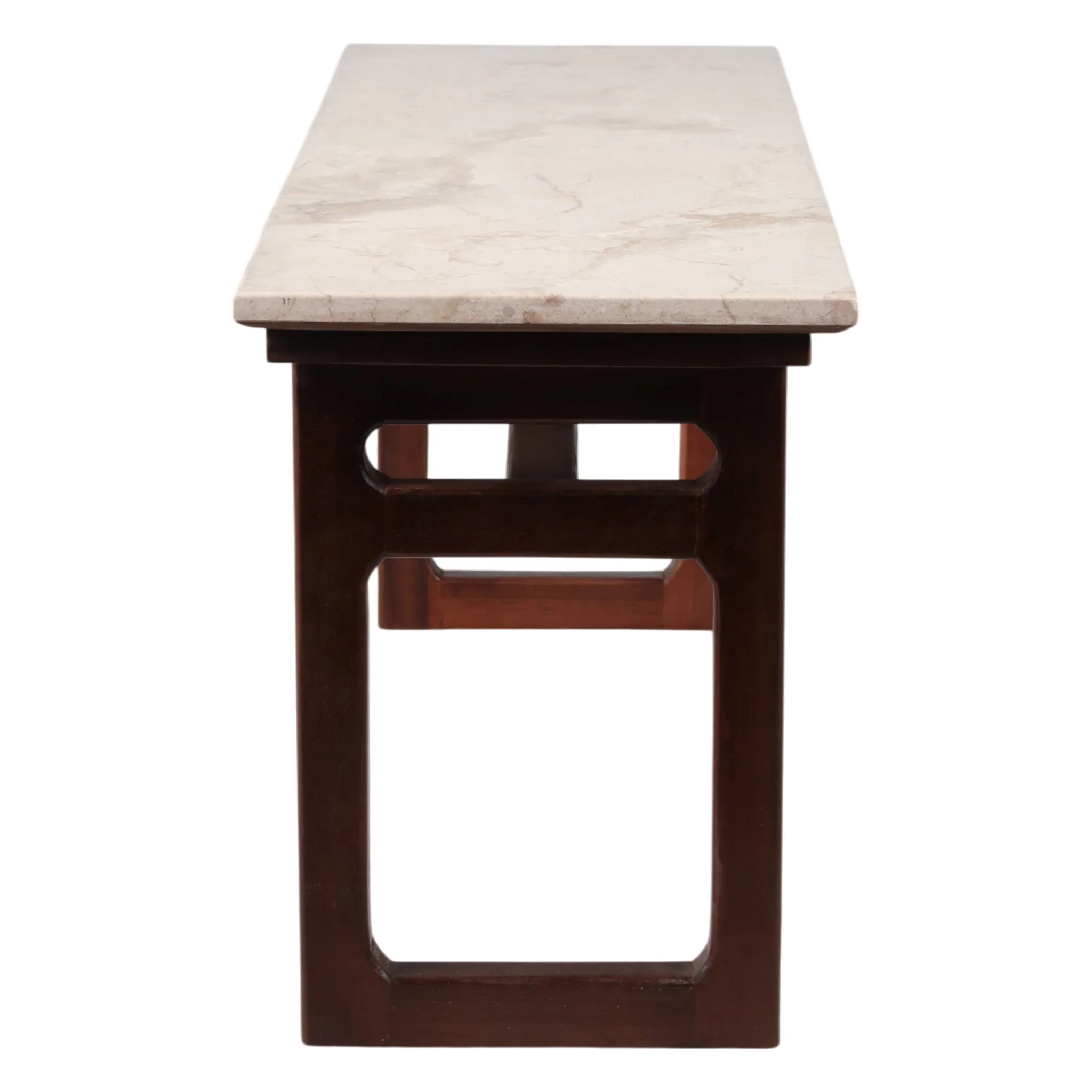 42" Bench W/ Marble Top, Multi - Image 3