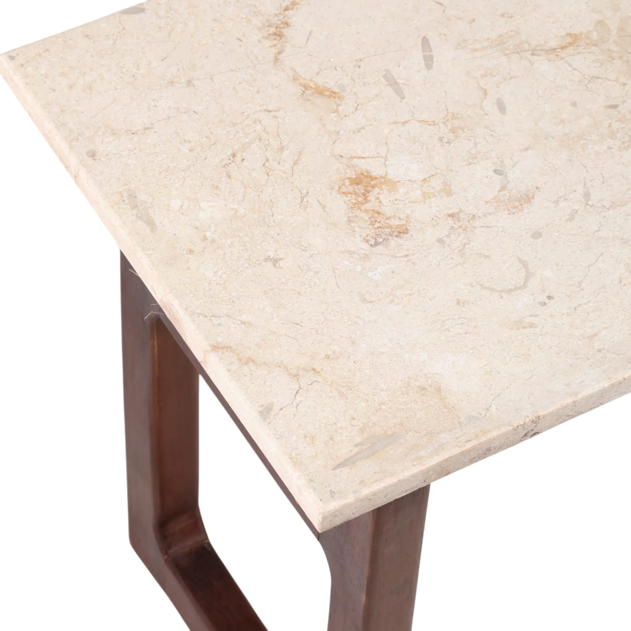 42" Bench W/ Marble Top, Multi - Image 6