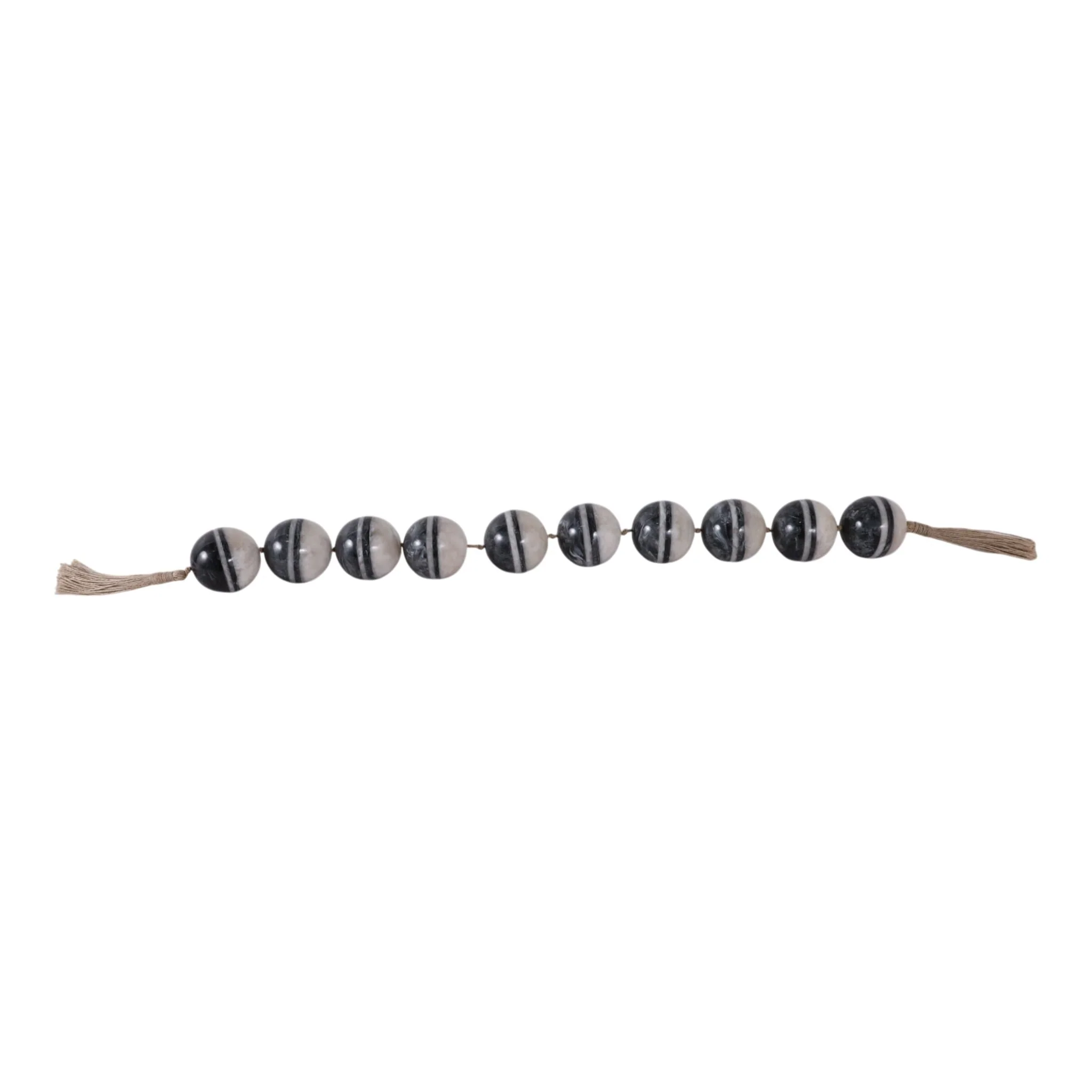 46"l 3" Swirled Bead Garland, Multi - Image 2