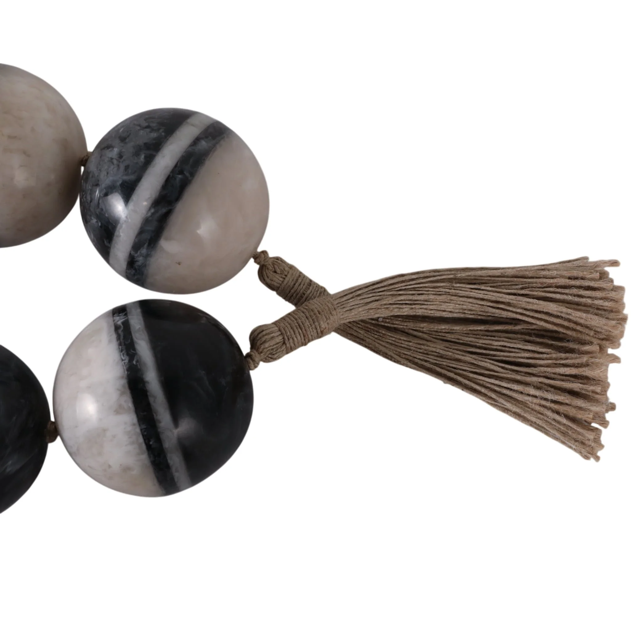 46"l 3" Swirled Bead Garland, Multi - Image 6