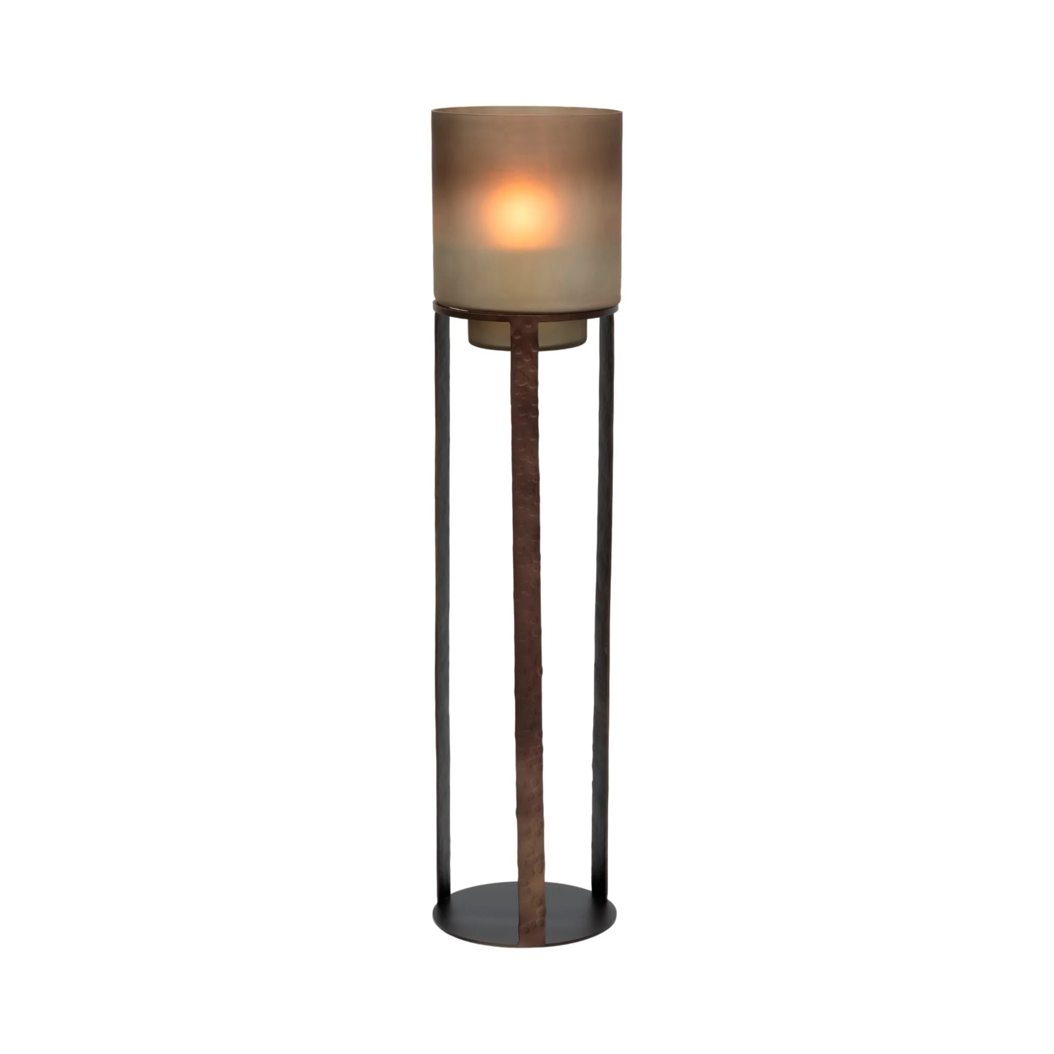 47" Lantern On Stand, Bronze - Image 2