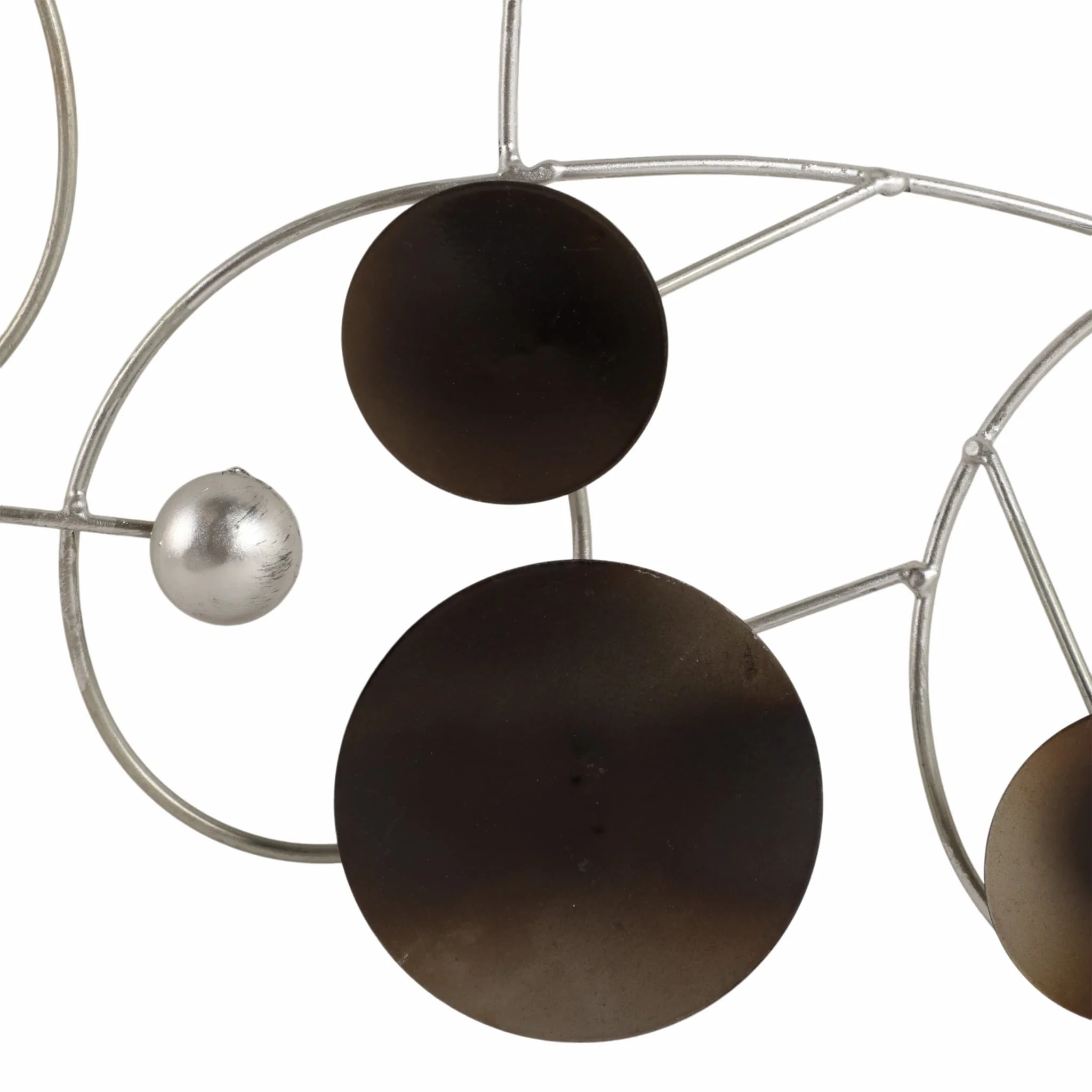 47" Small Discs Metal Wall Decor Multi - Image 4