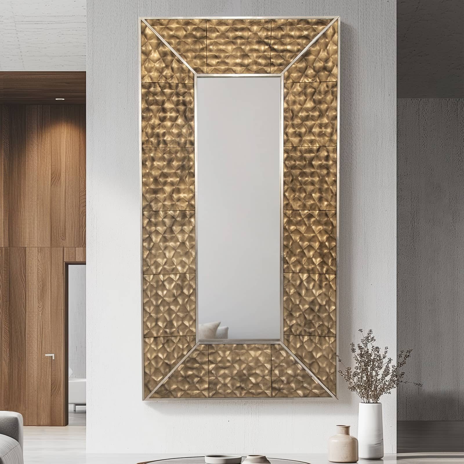 47x94, Gold Scales Mirror - Image 9