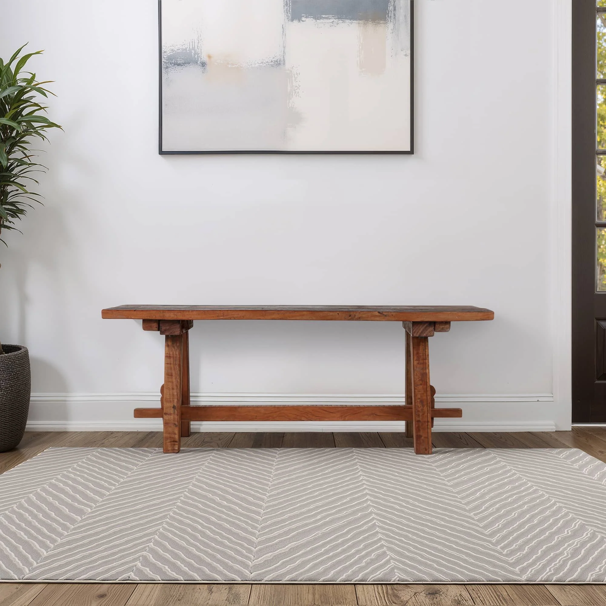 48x18 Reclaimed Wood Bench, Natural - Image 10