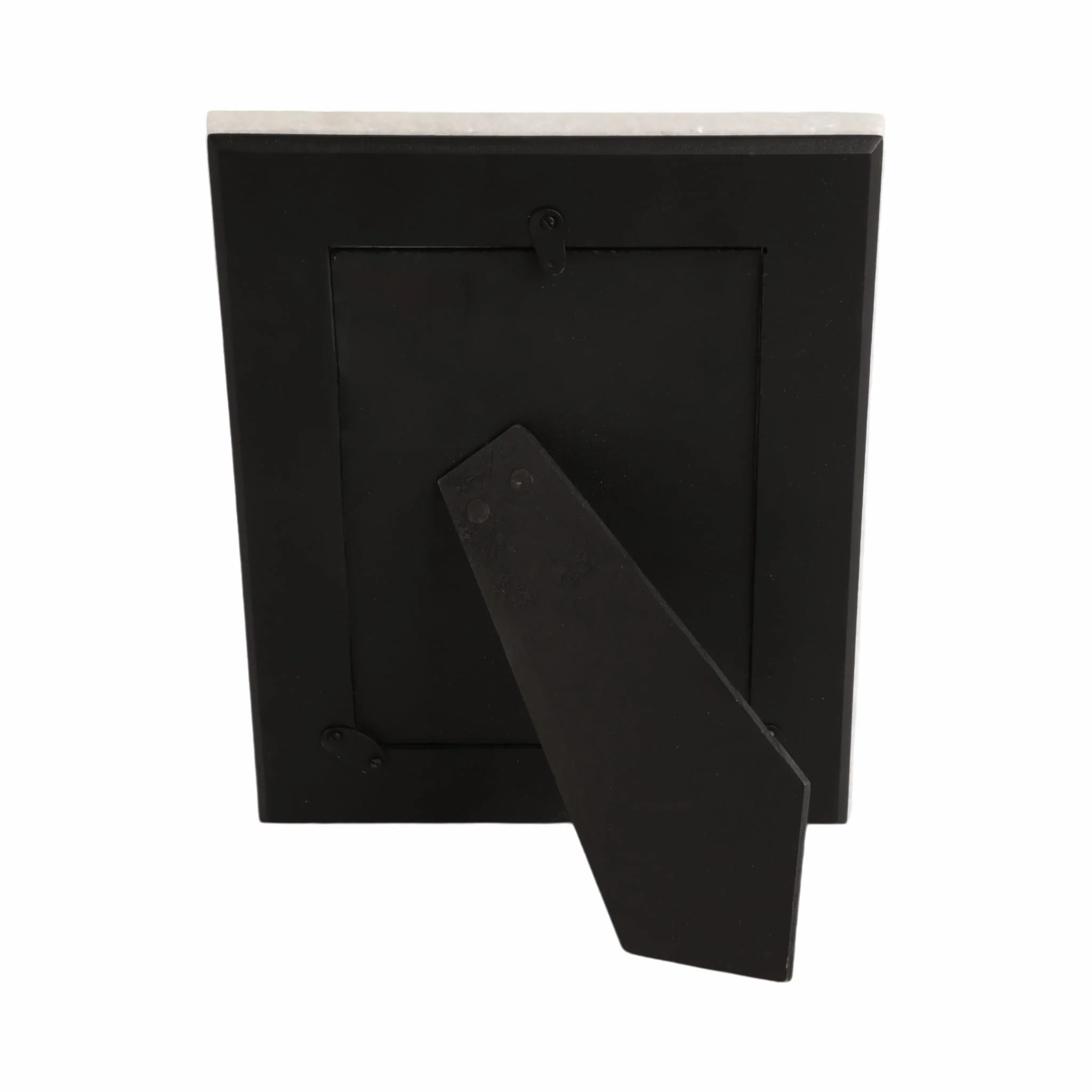 4x6 Marble Border Photo Frame, White - Image 4