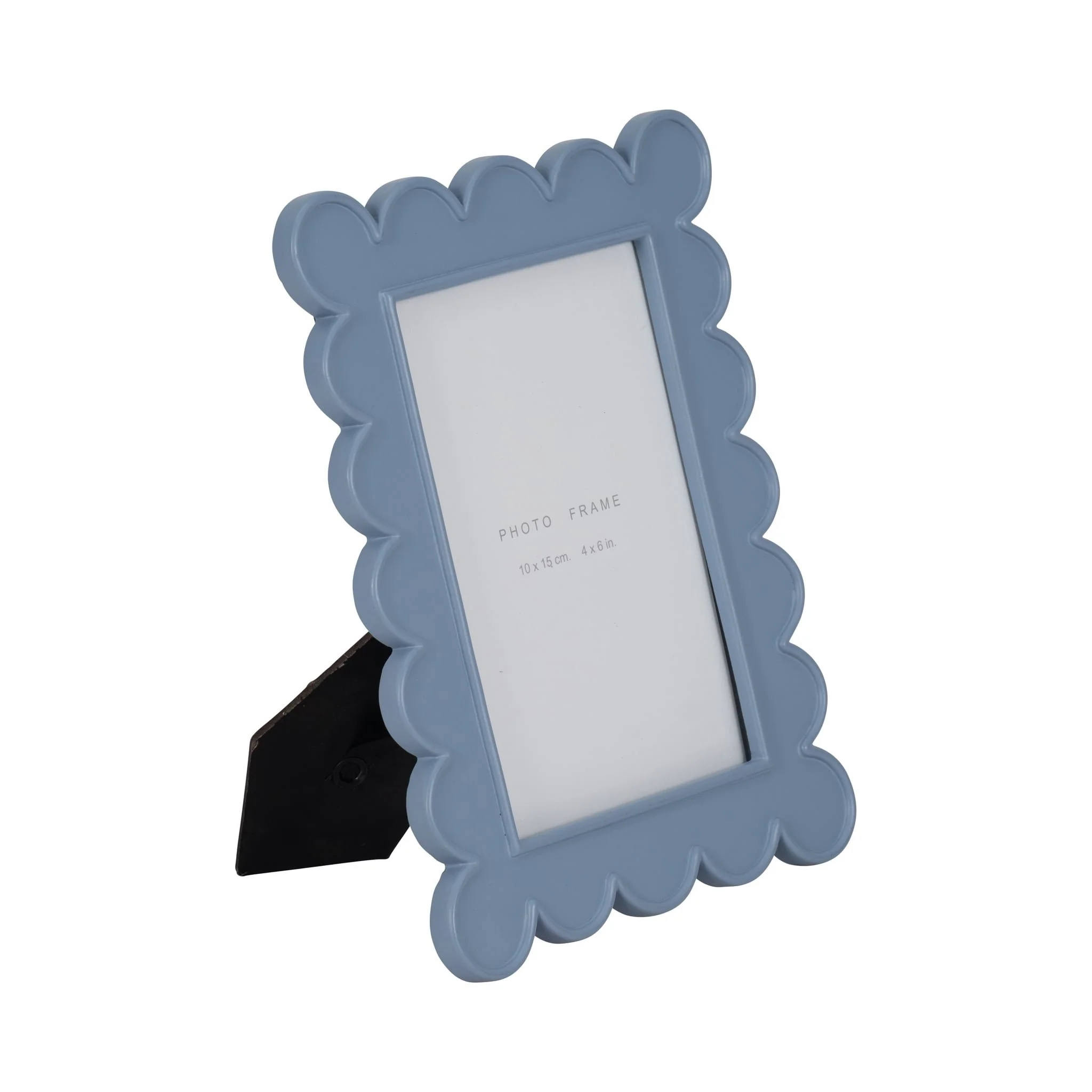 4x6 Scallop Edge Photo Frame, Blue - Image 2