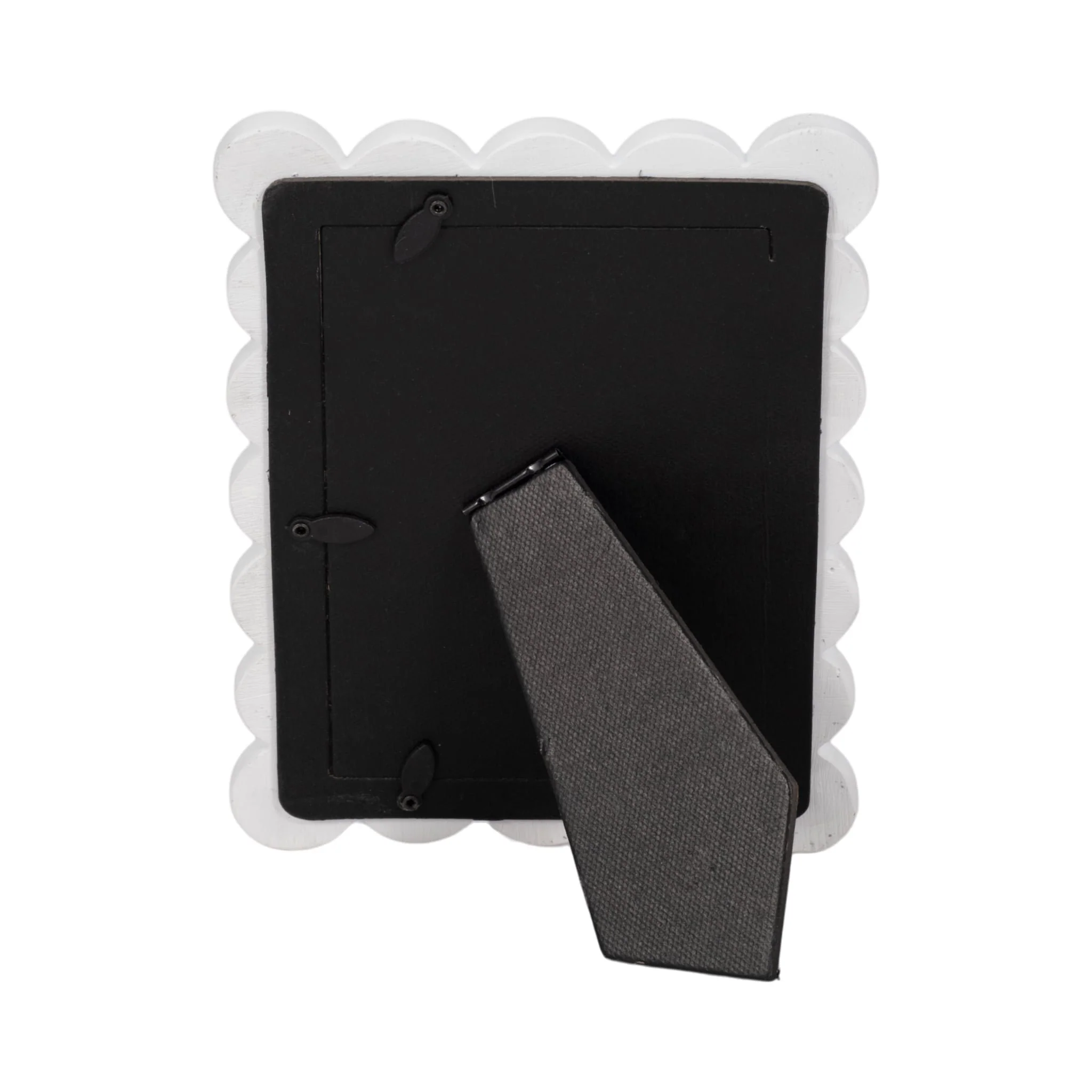 4x6 Scallop Edge Photo Frame, White - Image 5