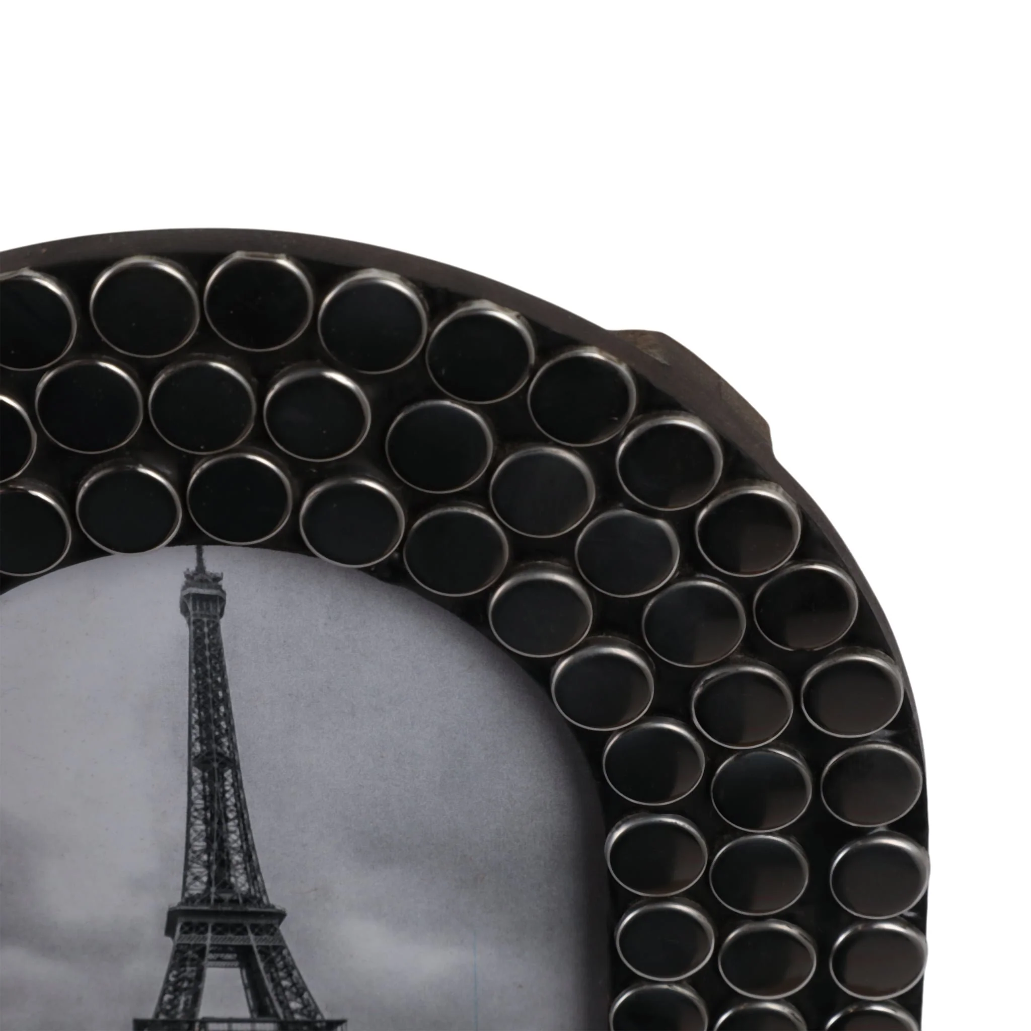 4x6 Studded Arch Photo Frame, Silver/black - Image 6