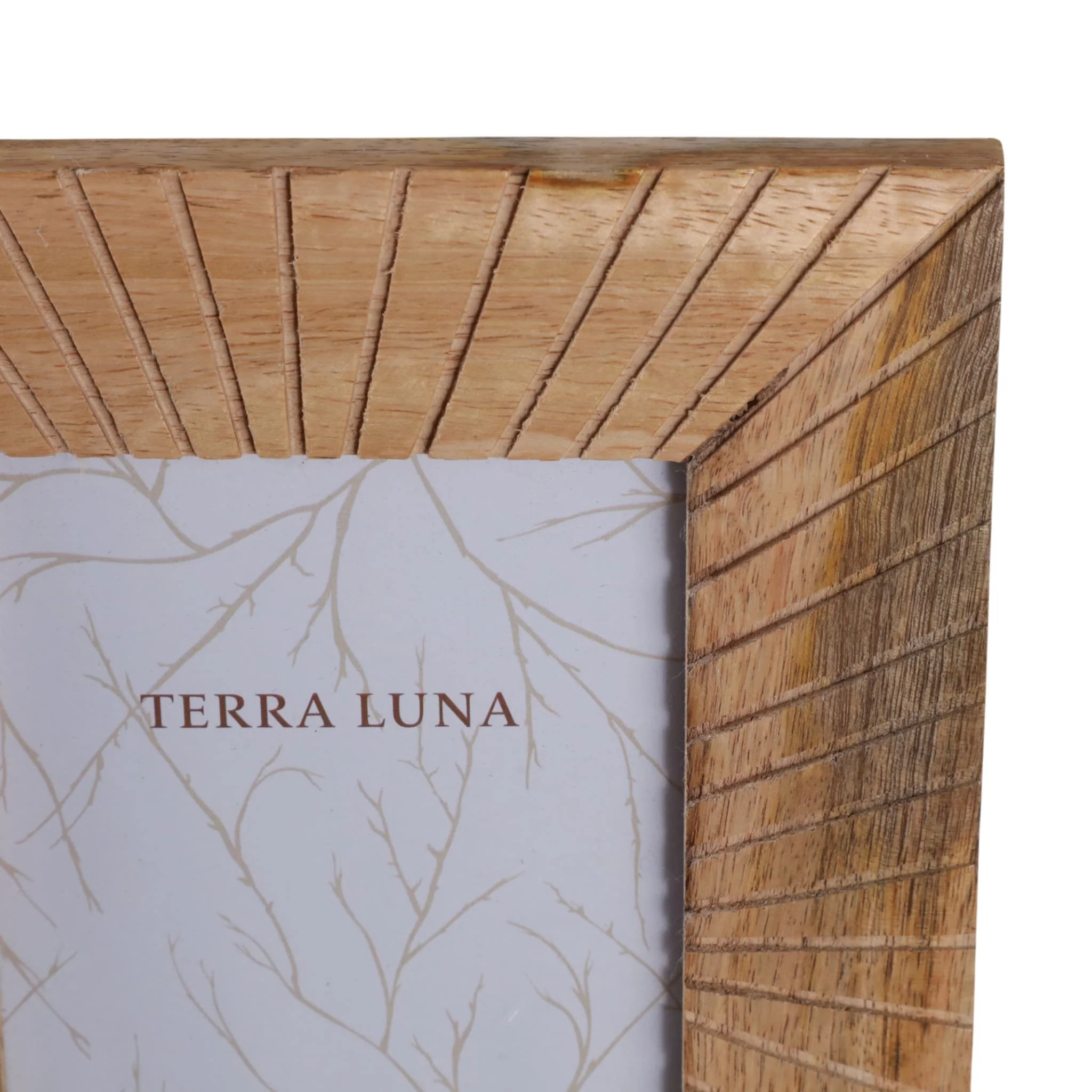 4x6 Wood Starburst Photo Frame, Natural - Image 6