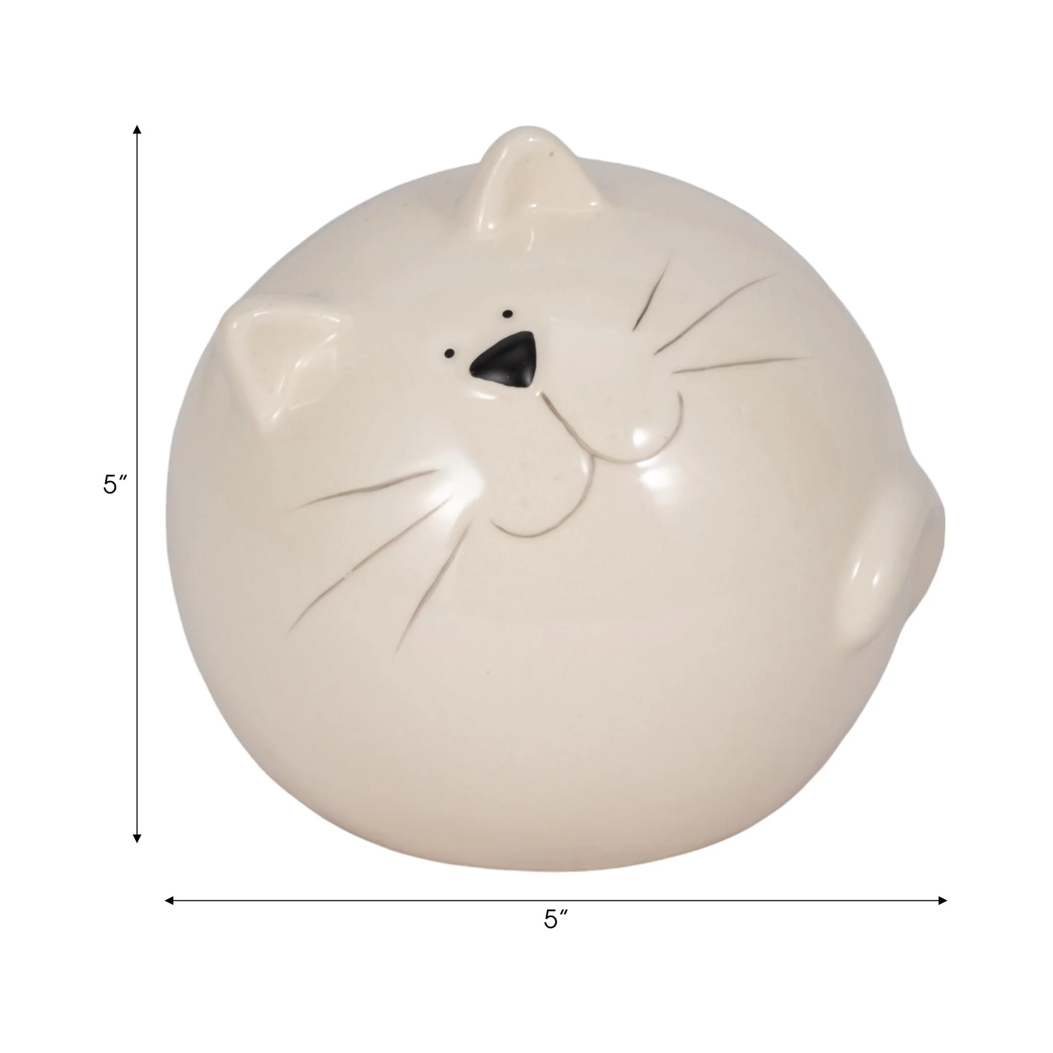 5" Kitty Orb, White - Image 8