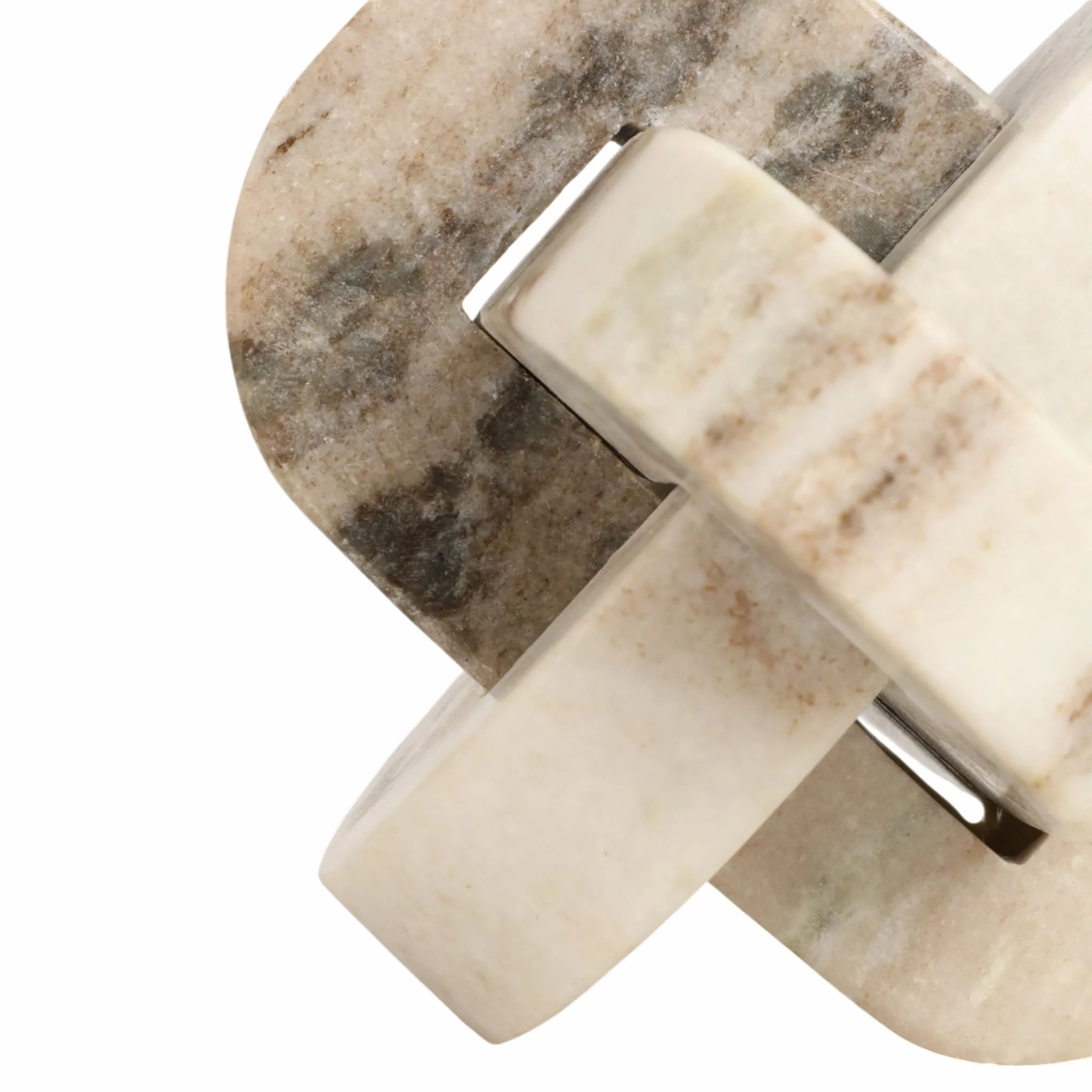 5" Onyx Marble Rounded Knot, Tan - Image 5