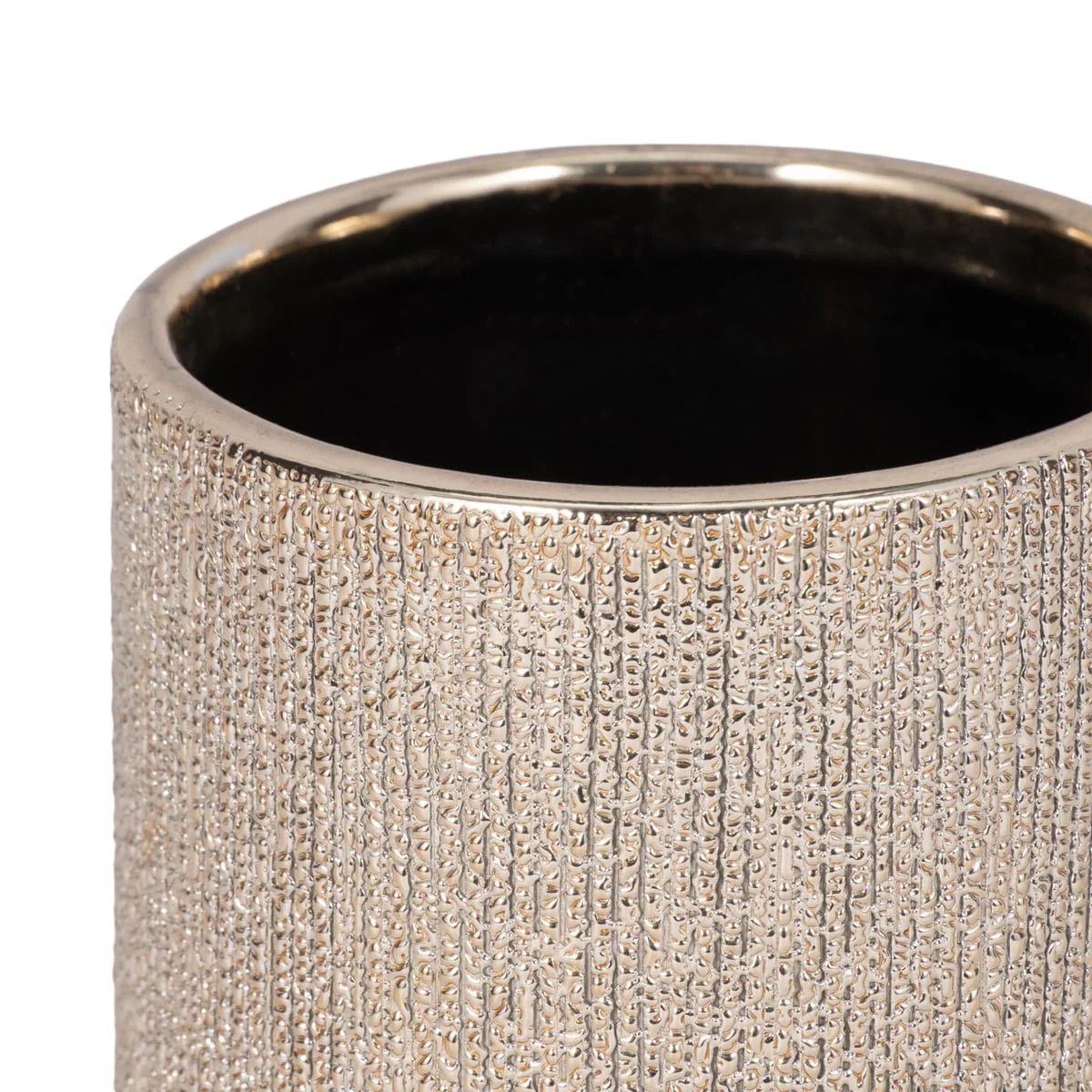 5"h Beaded Pencil Holder, Champagne - Image 4