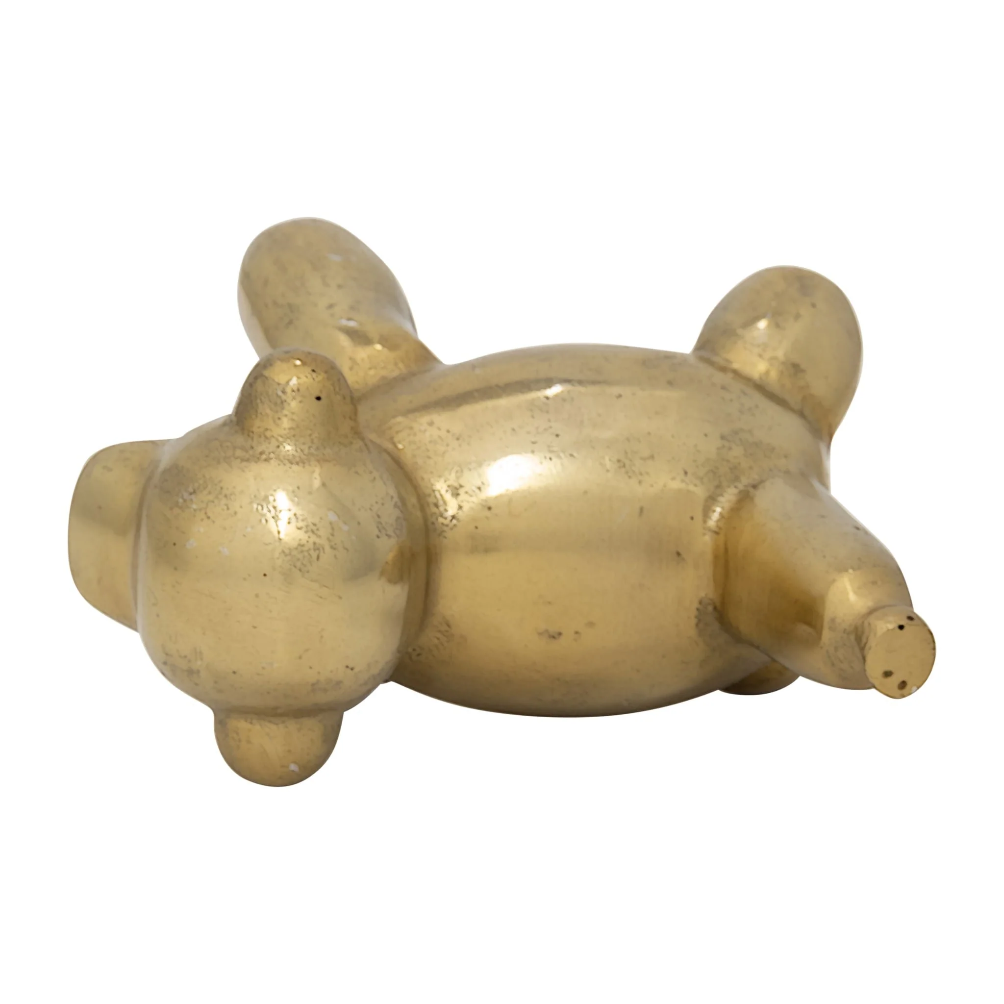 5"l Metal Balloon Monkey, Gold - Image 5