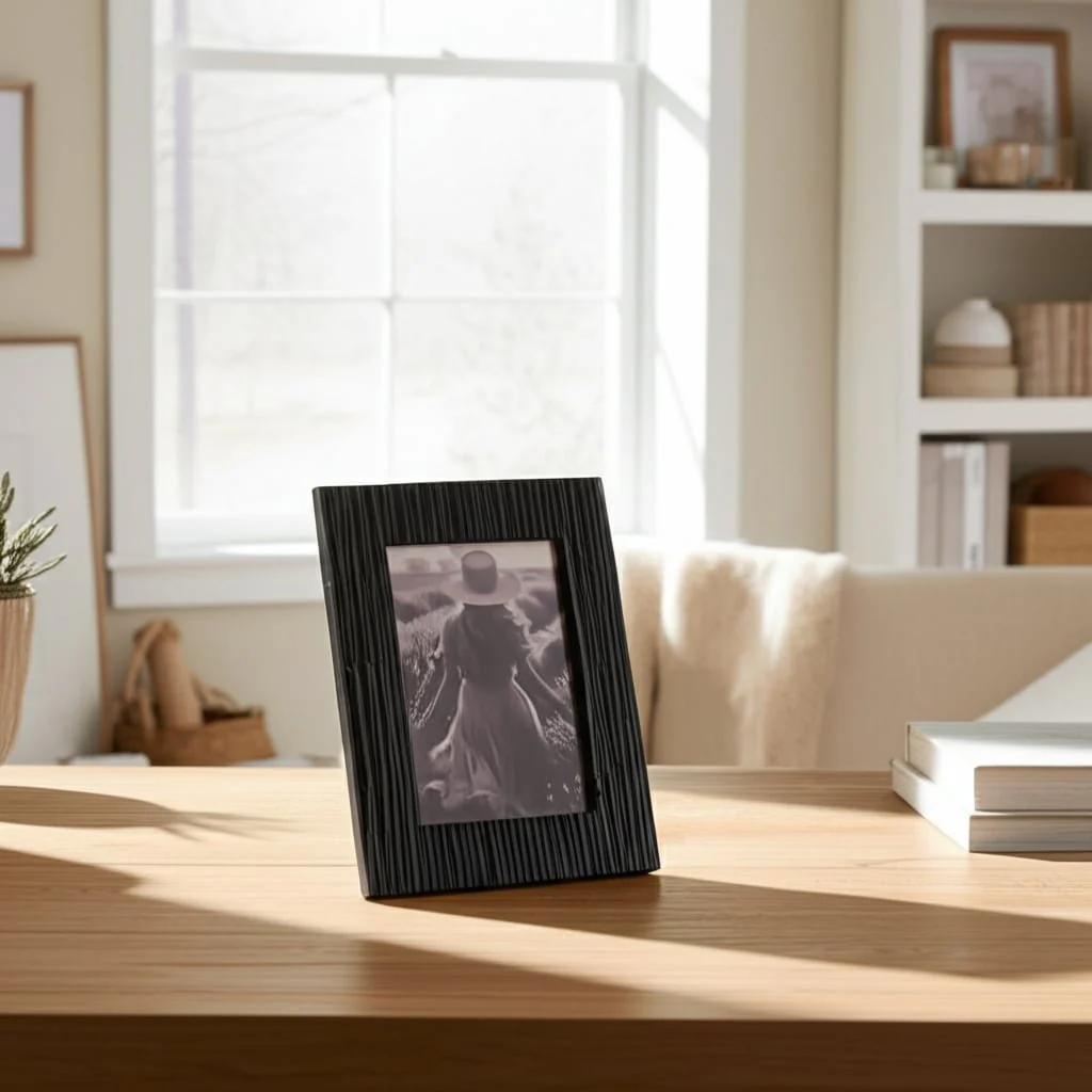5x7 Jagged Photo Frame, Black - Image 12
