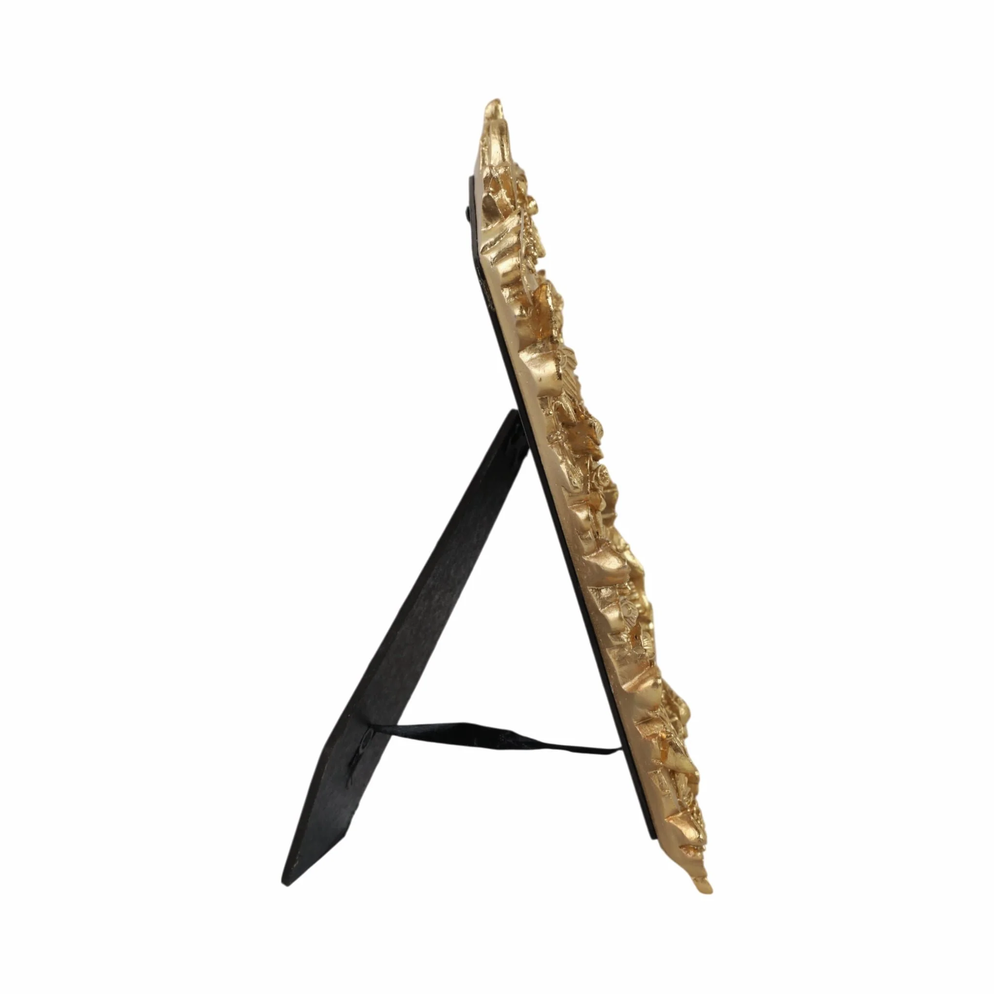 5x7 Polyresin In Bloom Photo Frame, Gold - Image 3