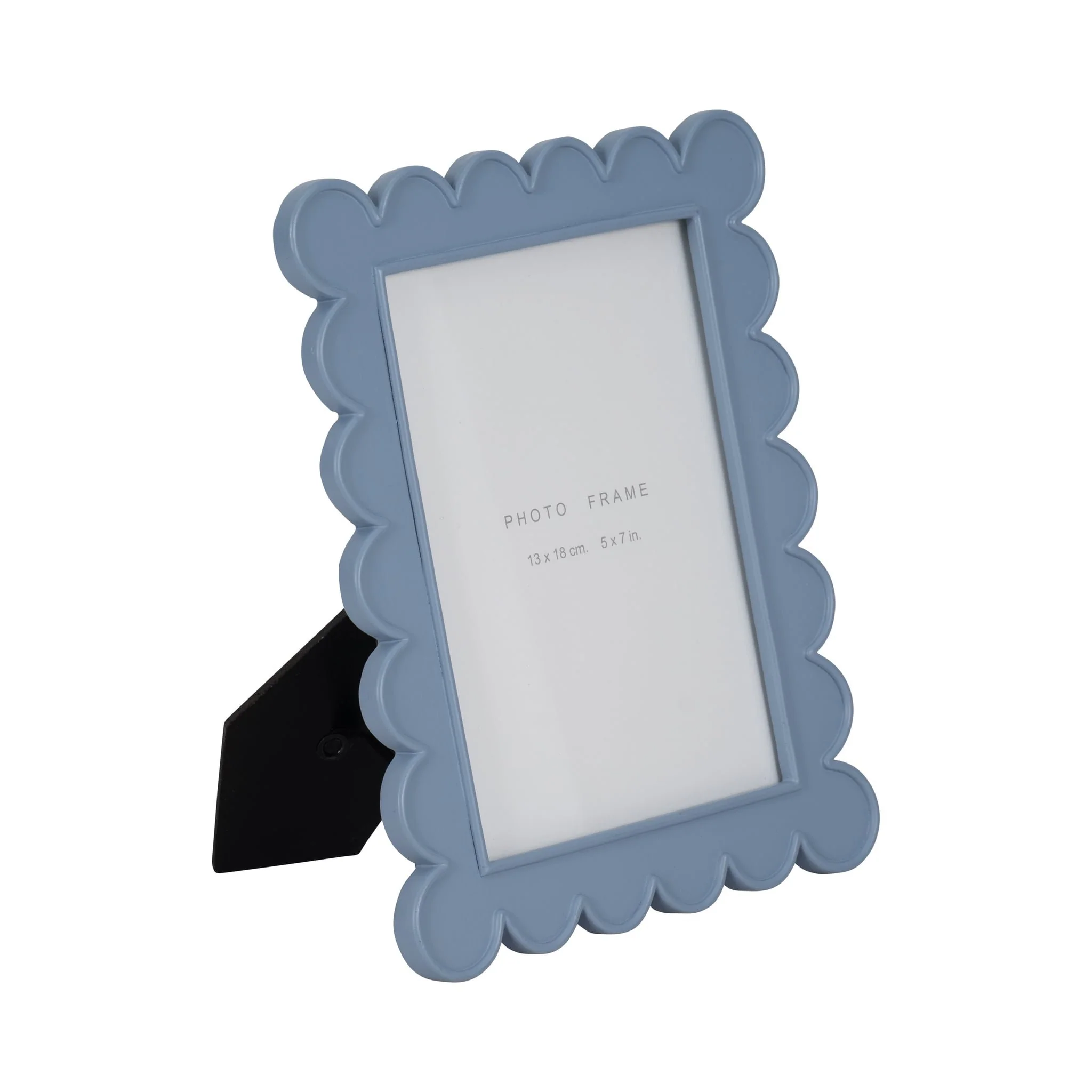5x7 Scallop Edge Photo Frame, Blue - Image 2