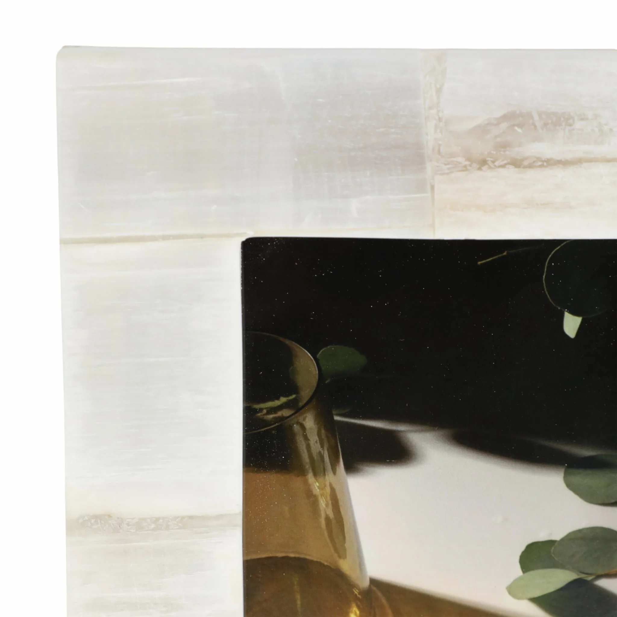 5x7 Selenite Photo Frame, White - Image 3