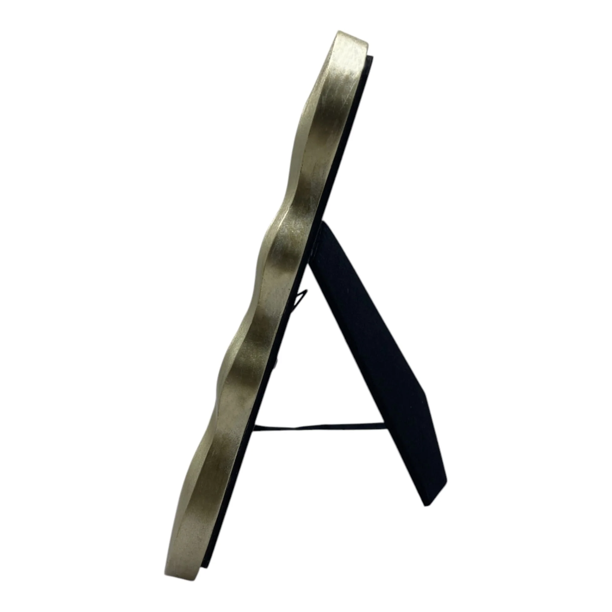 5x7" Squiggle Photo Frame, Gold - Image 3