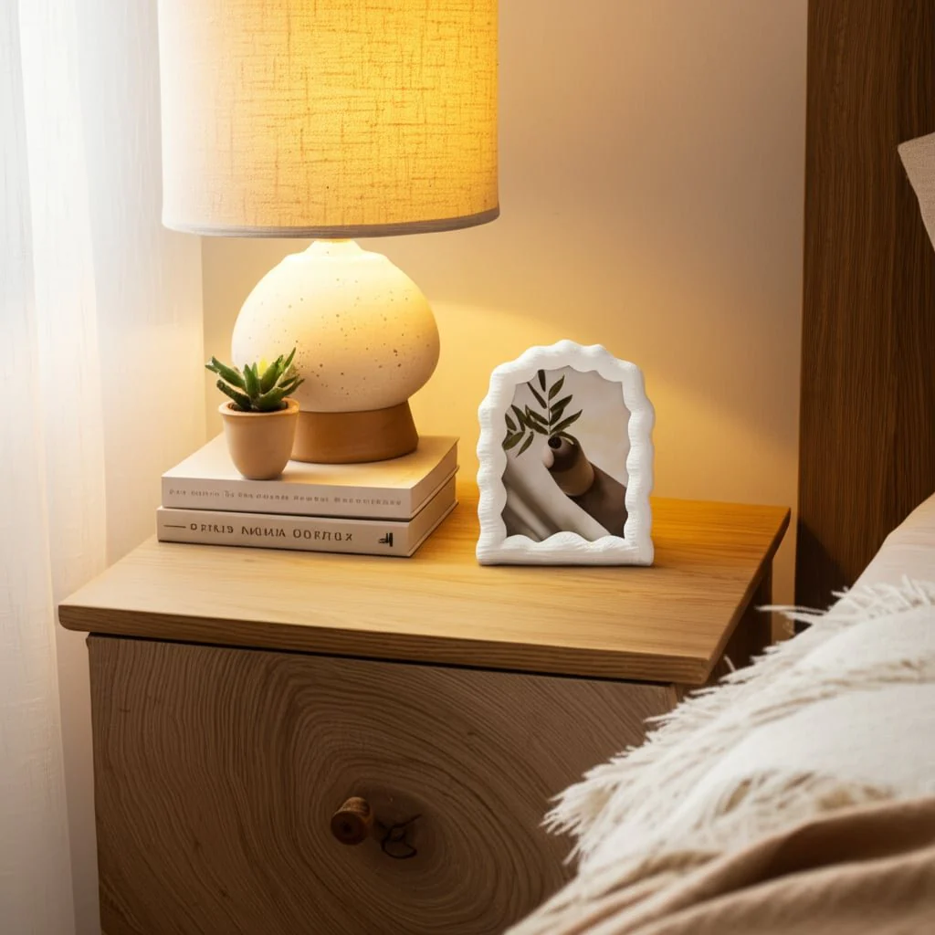 5x7 Wavy Arch Photo Frame, White - Image 15