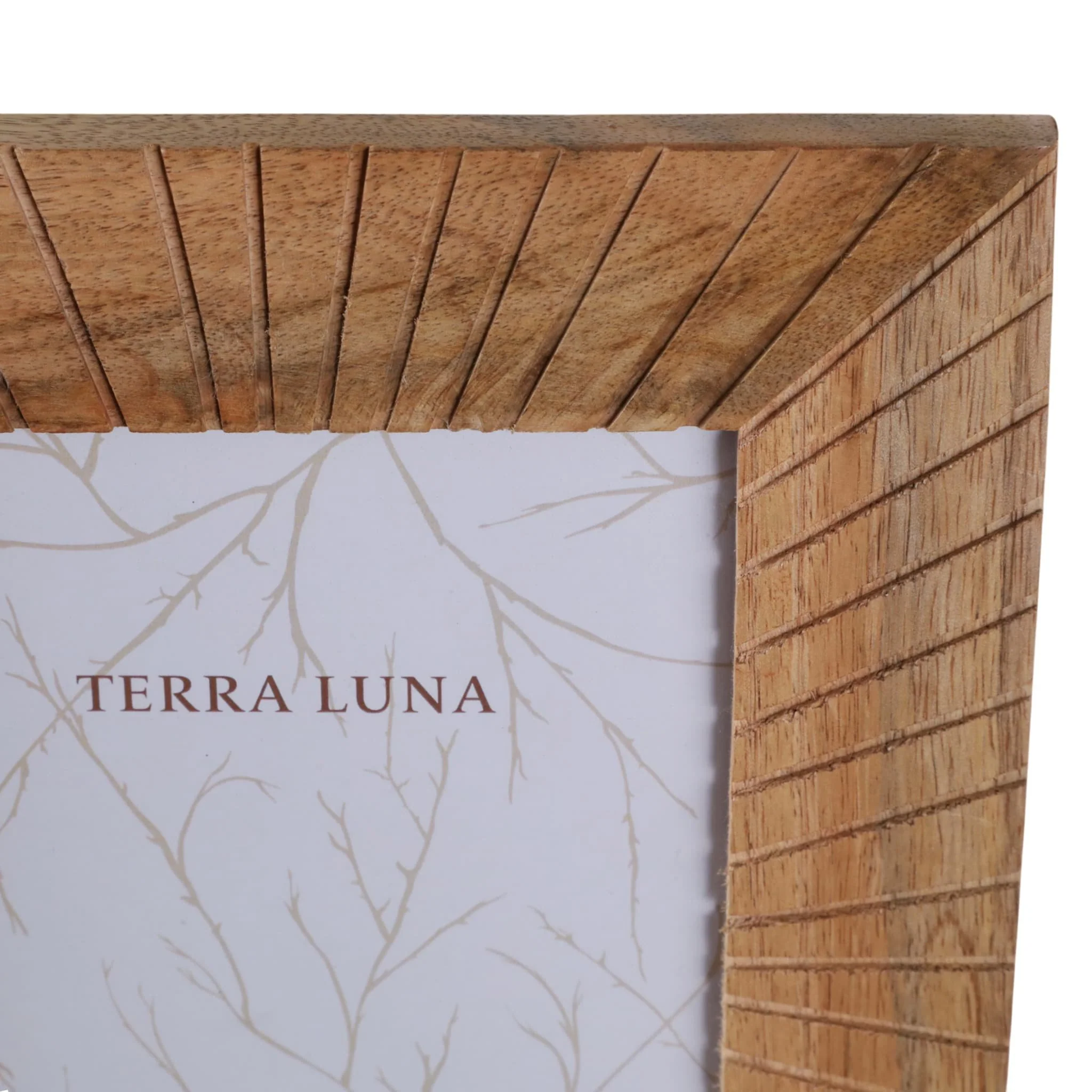 5x7 Wood Starburst Photo Frame, Natural - Image 6