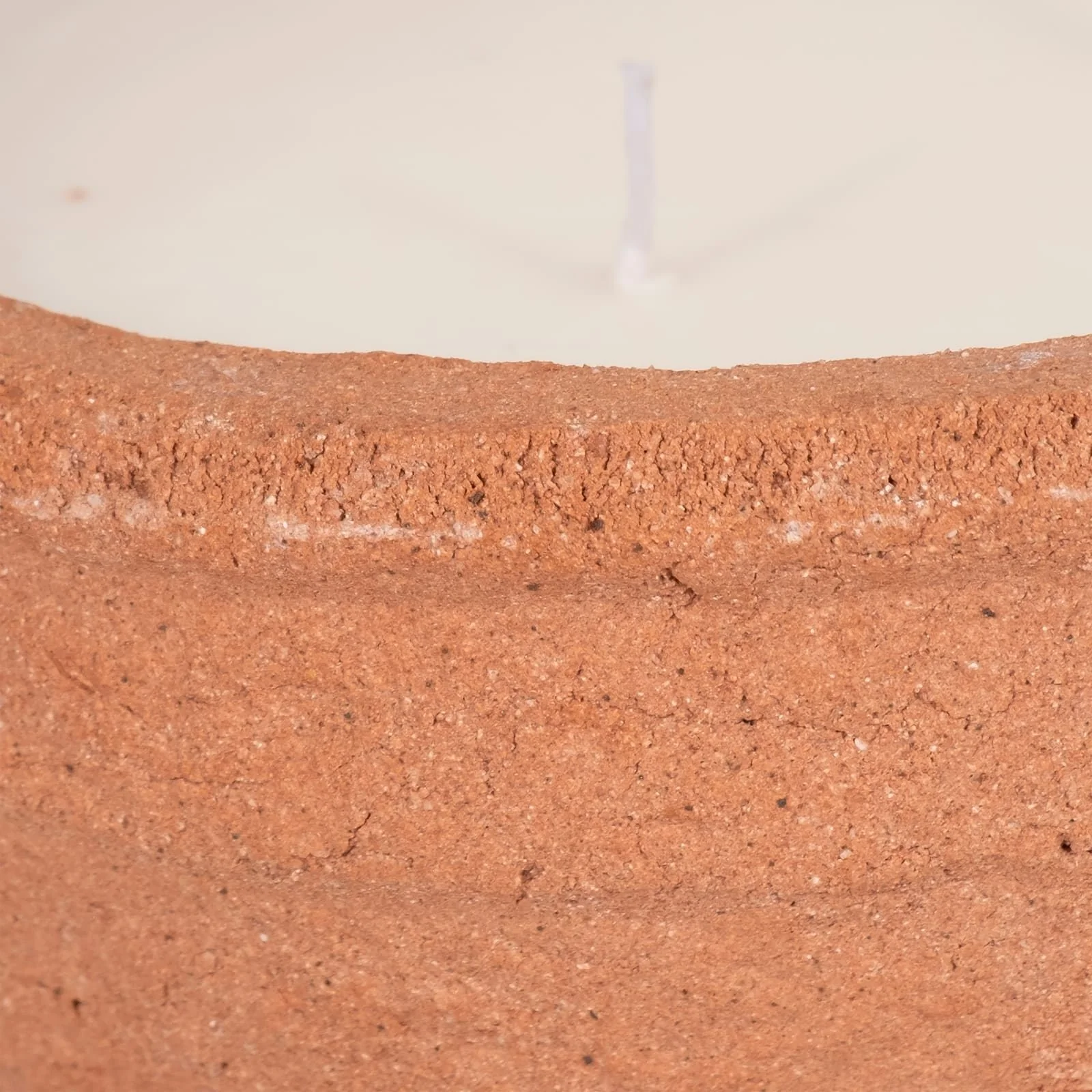 6" 14 Oz Santal & Spruce Bowl Candle, Terracotta - Image 5