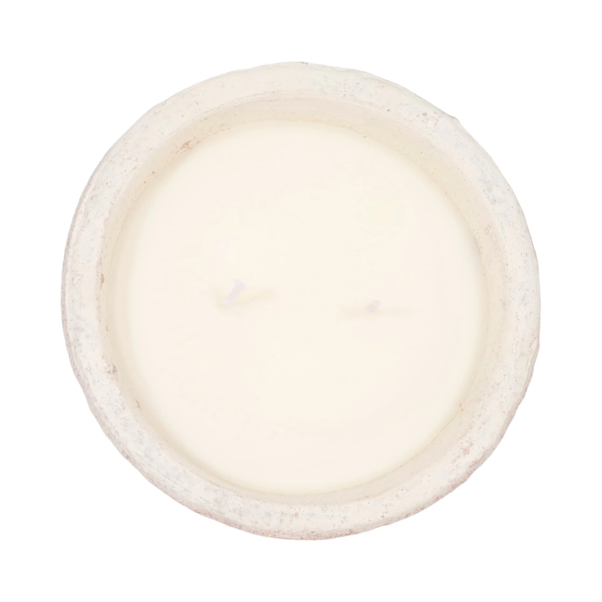6" 14 Oz Sea Salt & Lemon Bowl Candle, White - Image 6