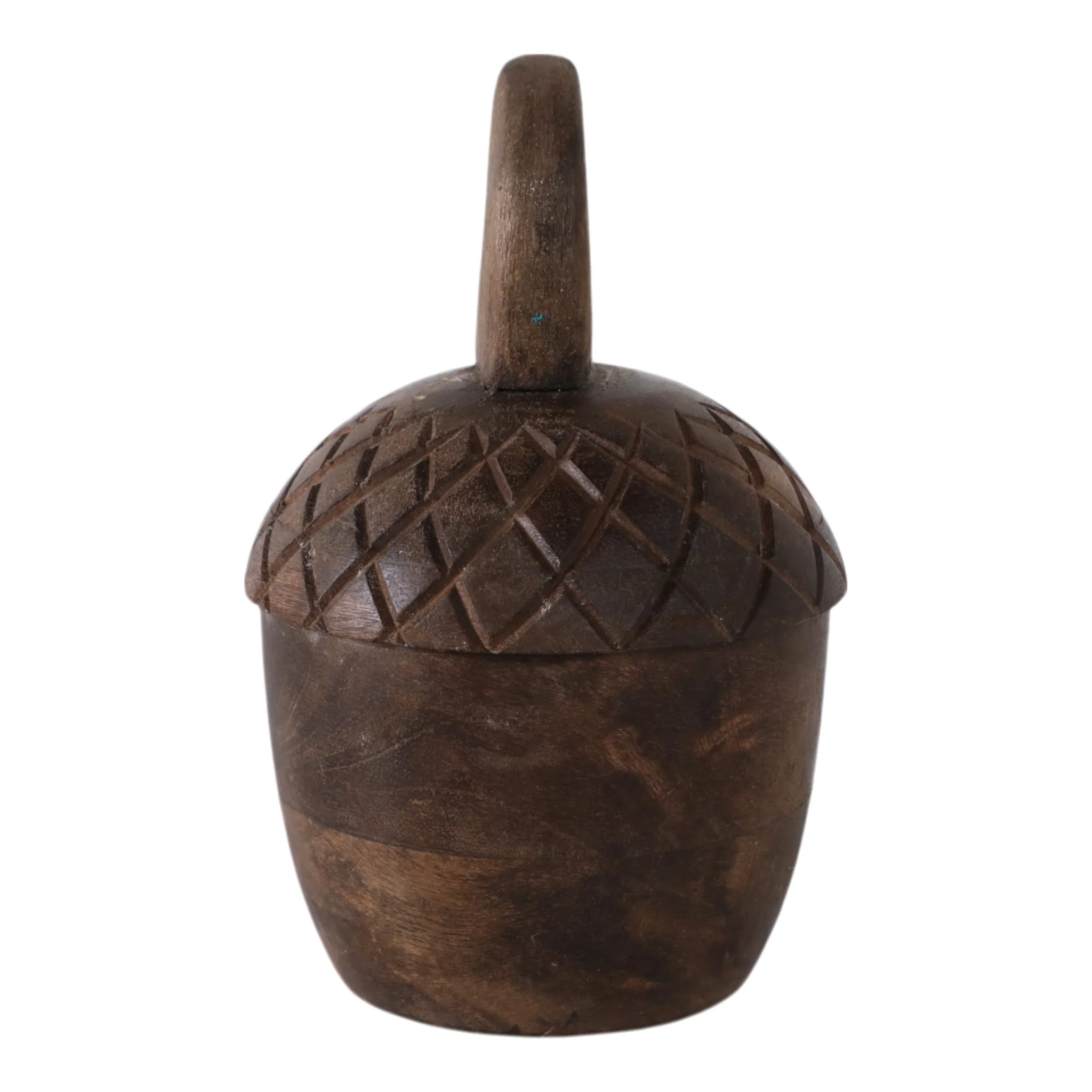 6" 3.5 Oz Cinnamon Acorn Candle, Brown - Image 3
