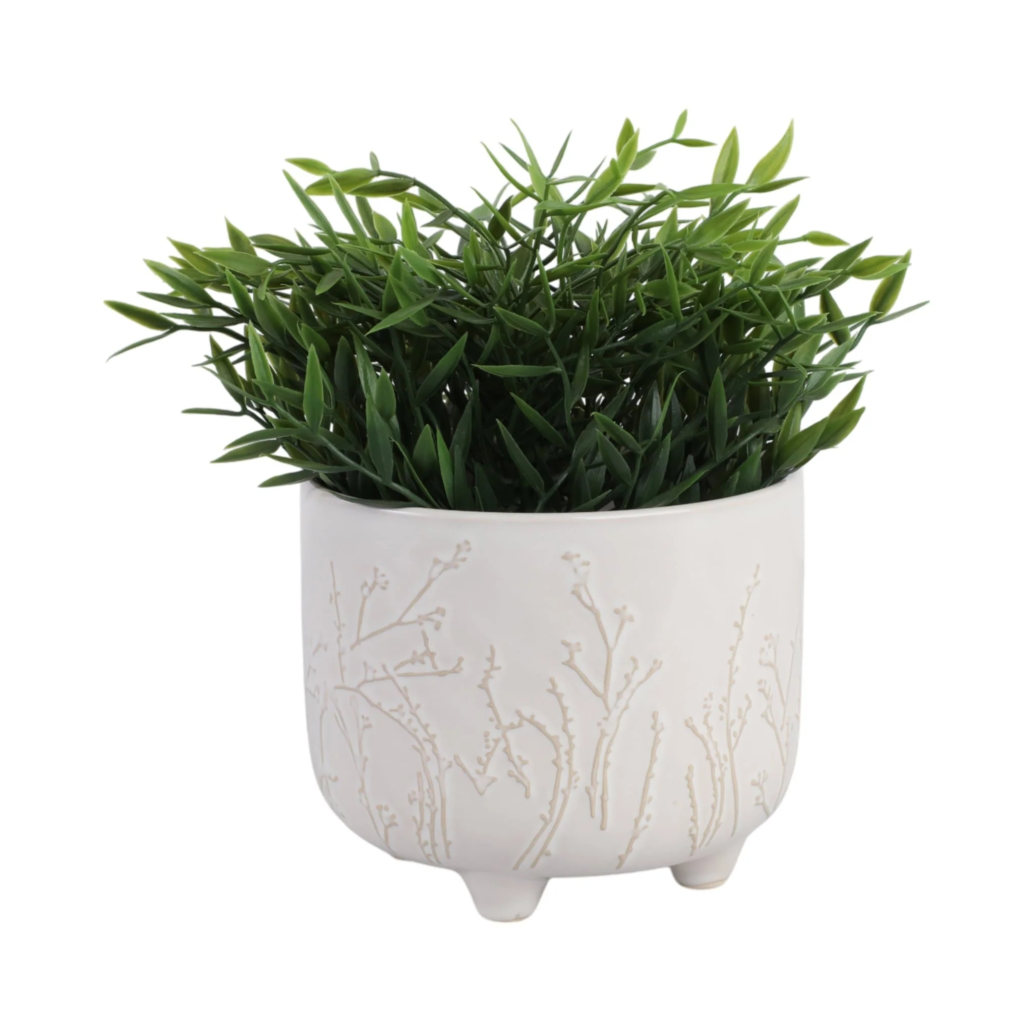 6" Blooming Branches Planter, Ivory - Image 2