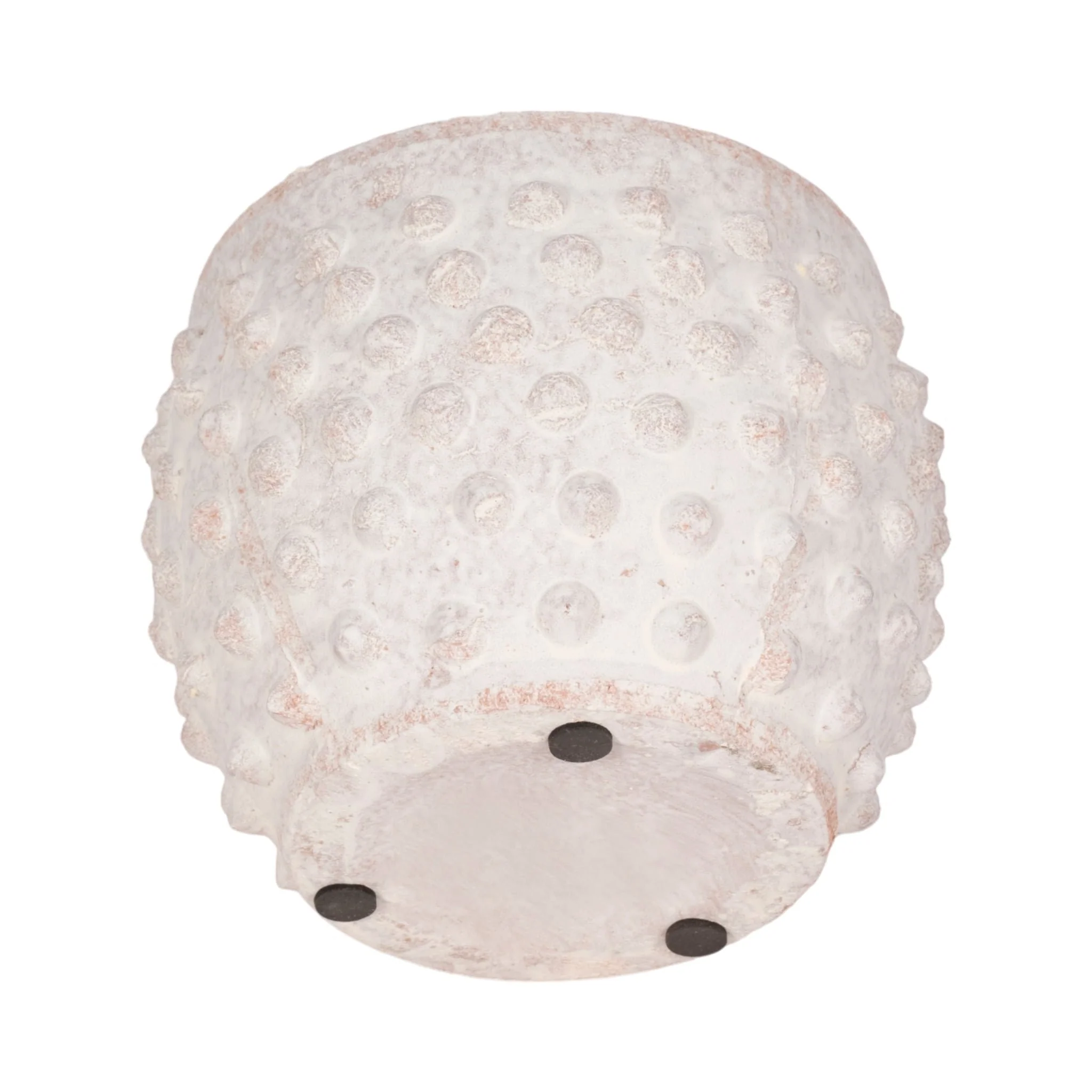 6" Bubble Rough Finish Planter,white - Image 5