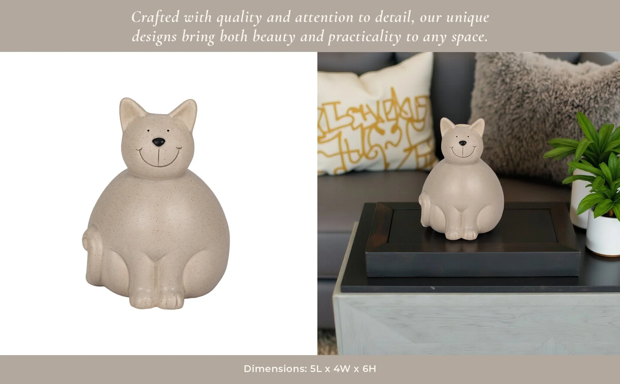 6" Chubby Kitty, Grey - Image 12