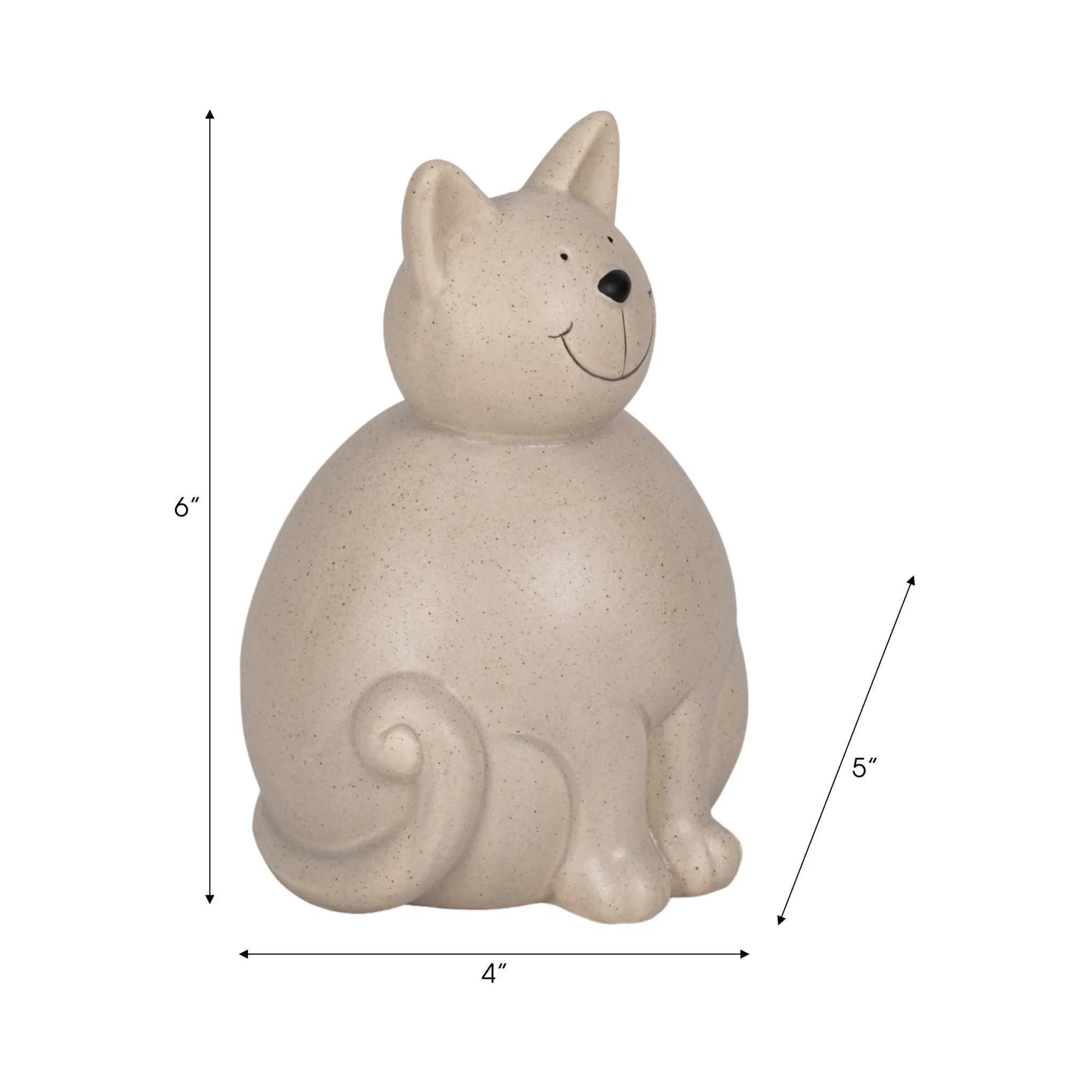 6" Chubby Kitty, Grey - Image 8