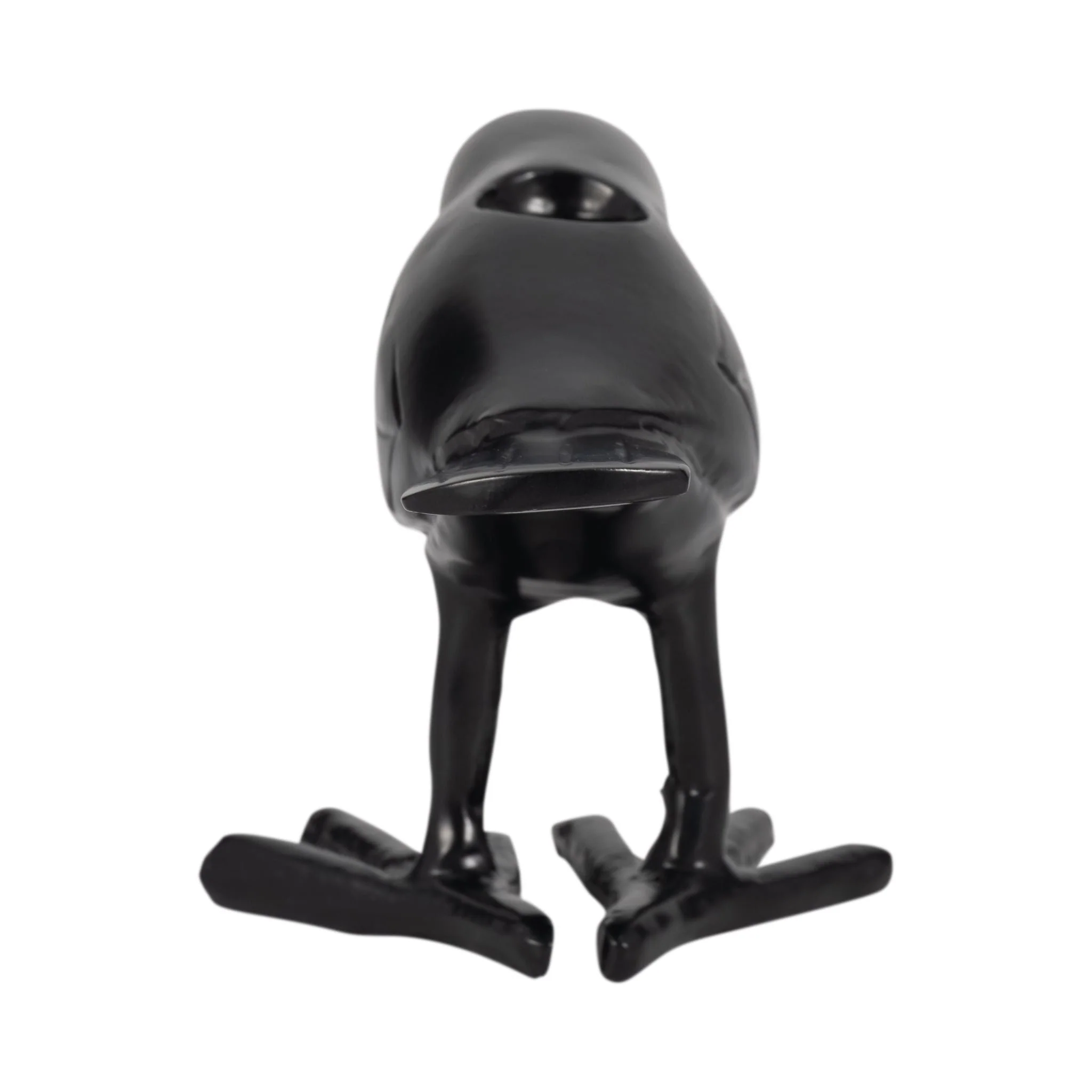 6" Crow Taper Candle Holder, Black - Image 5