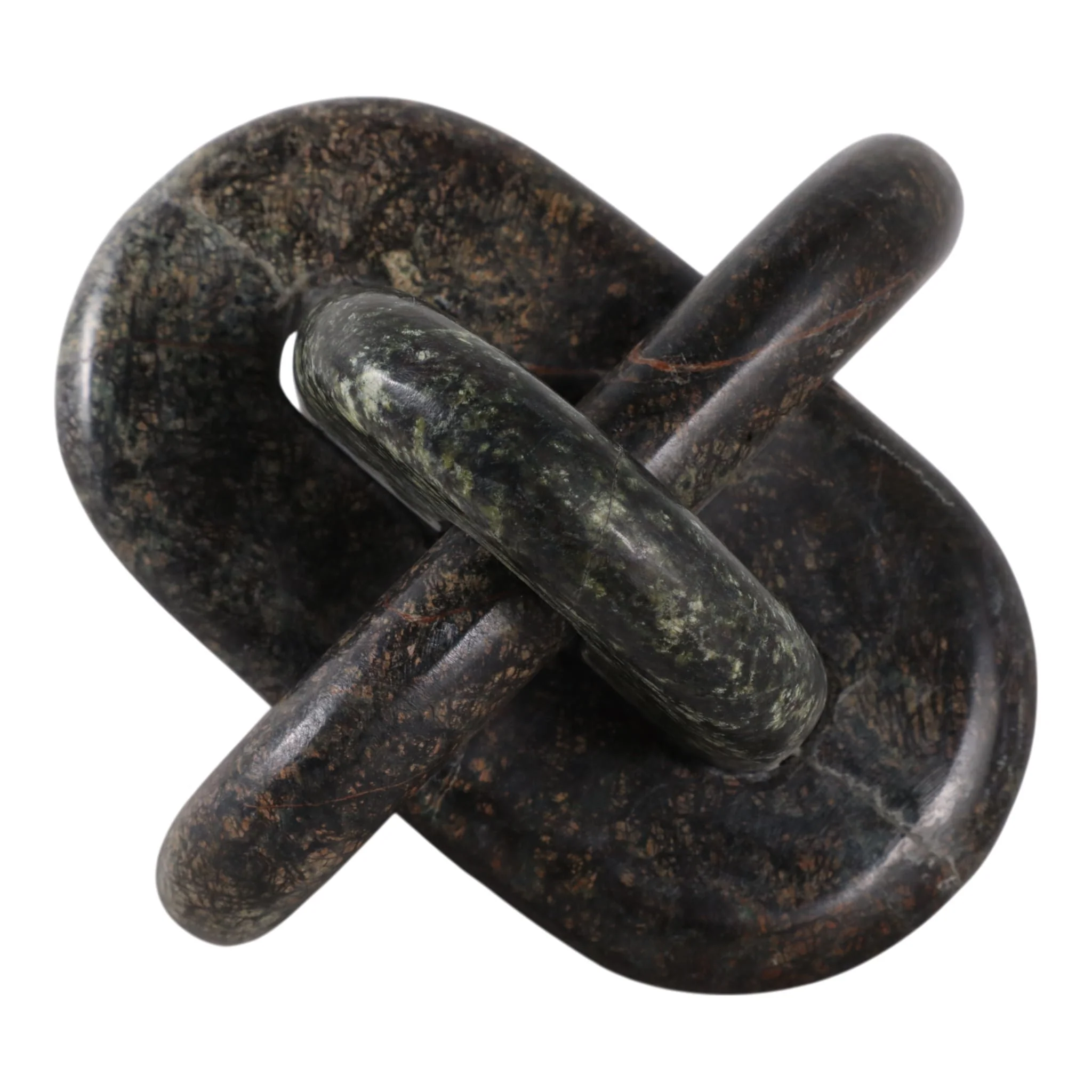 6" Green Forest Marble Knot, Green - Image 4