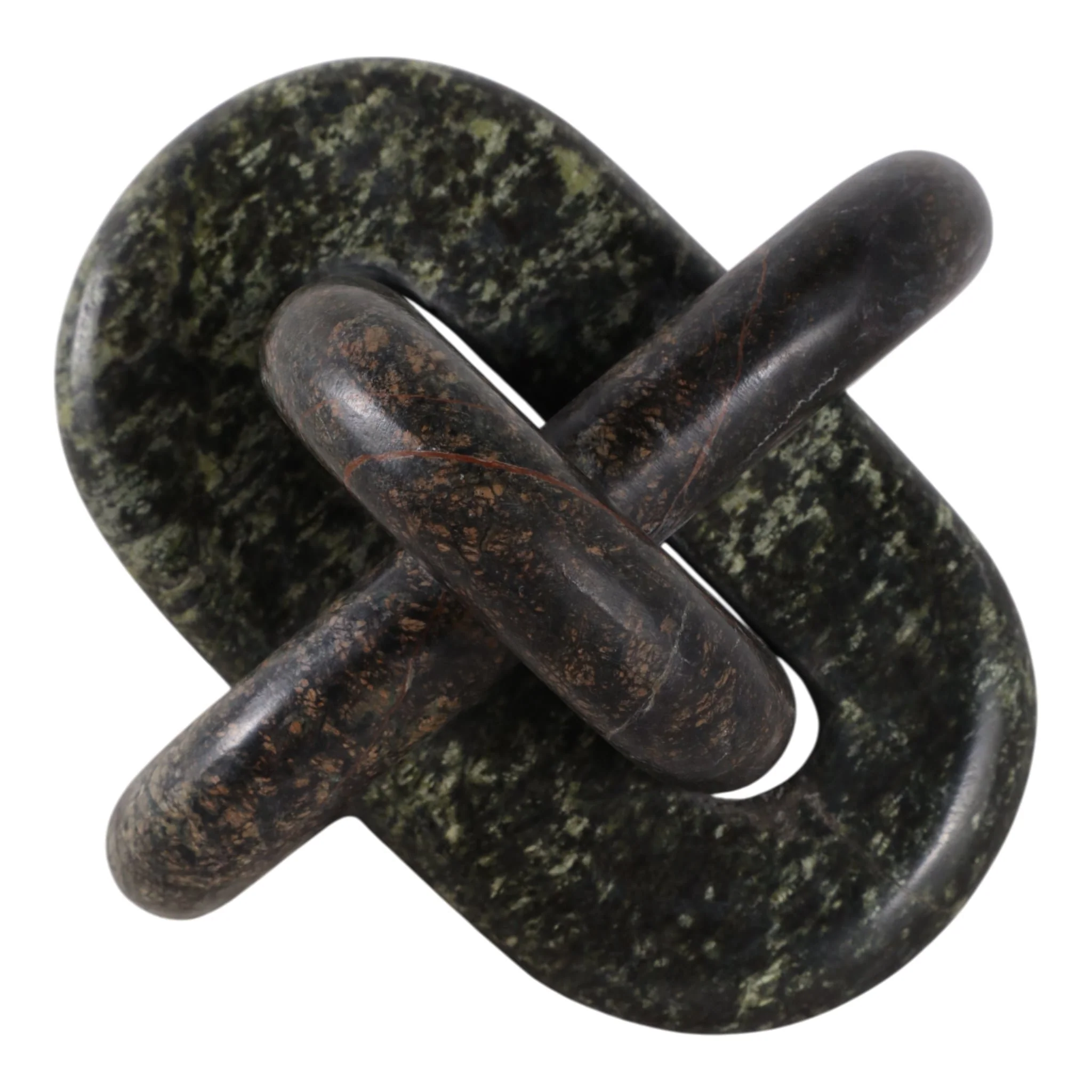 6" Green Forest Marble Knot, Green - Image 6