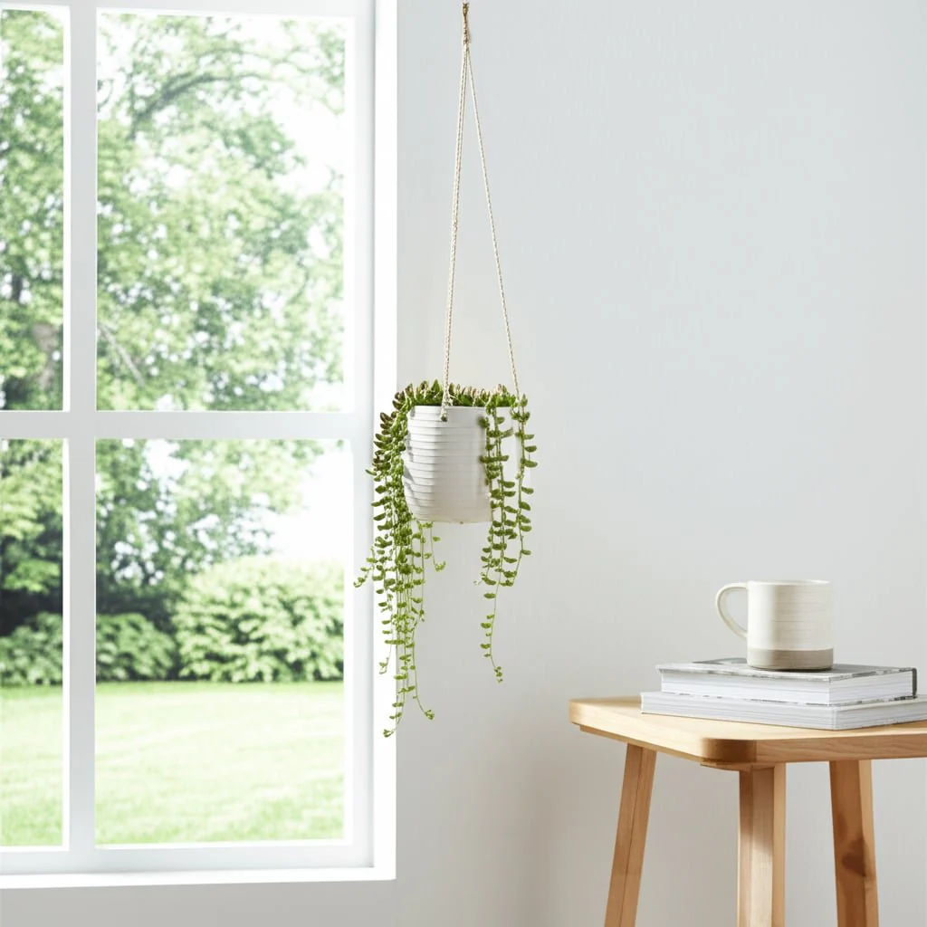 6" Hanging Planter,white - Image 12