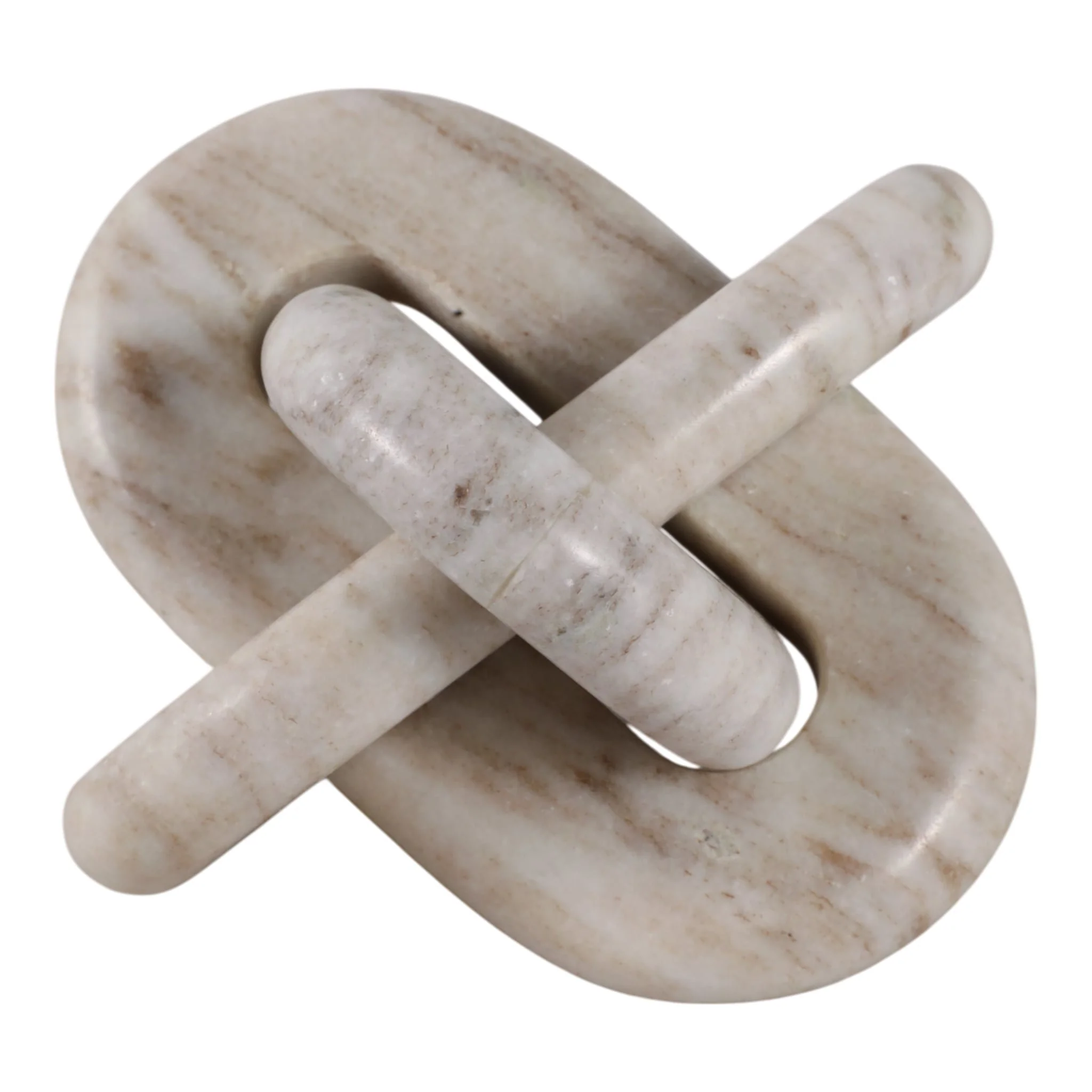 6" Marble Knot, Beige - Image 3