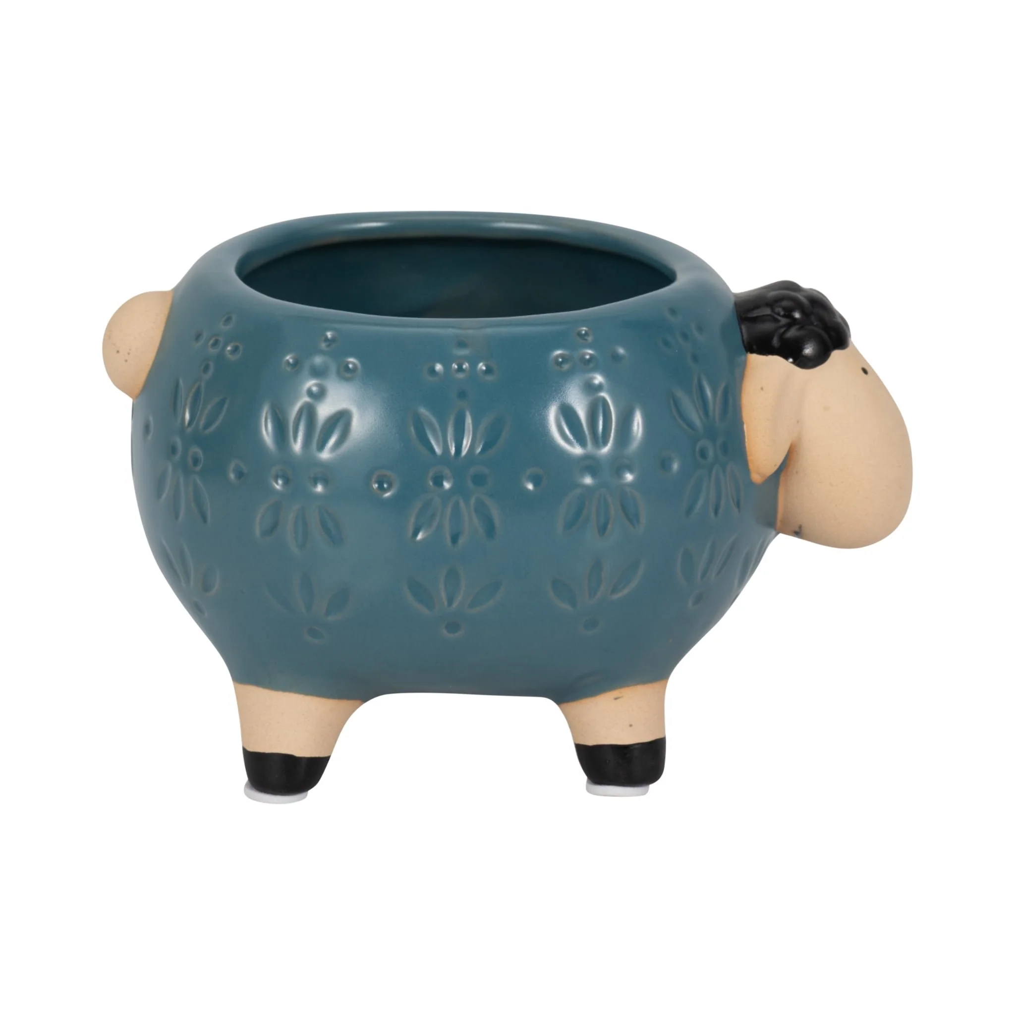 6" Sheep Planter, Blue - Image 4