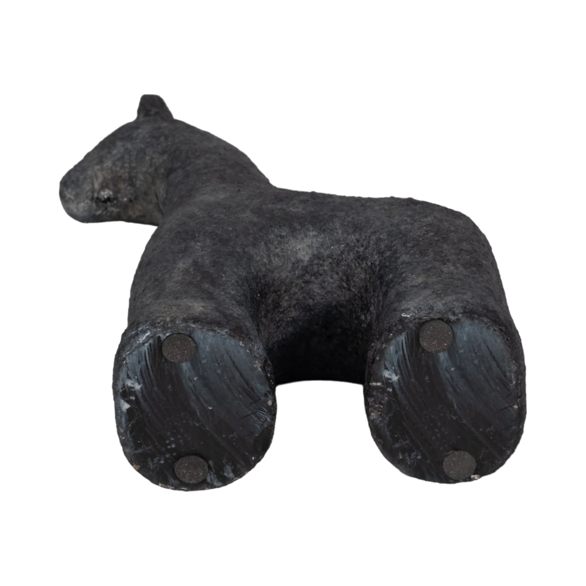 6" Textured Horse, Black - Image 7